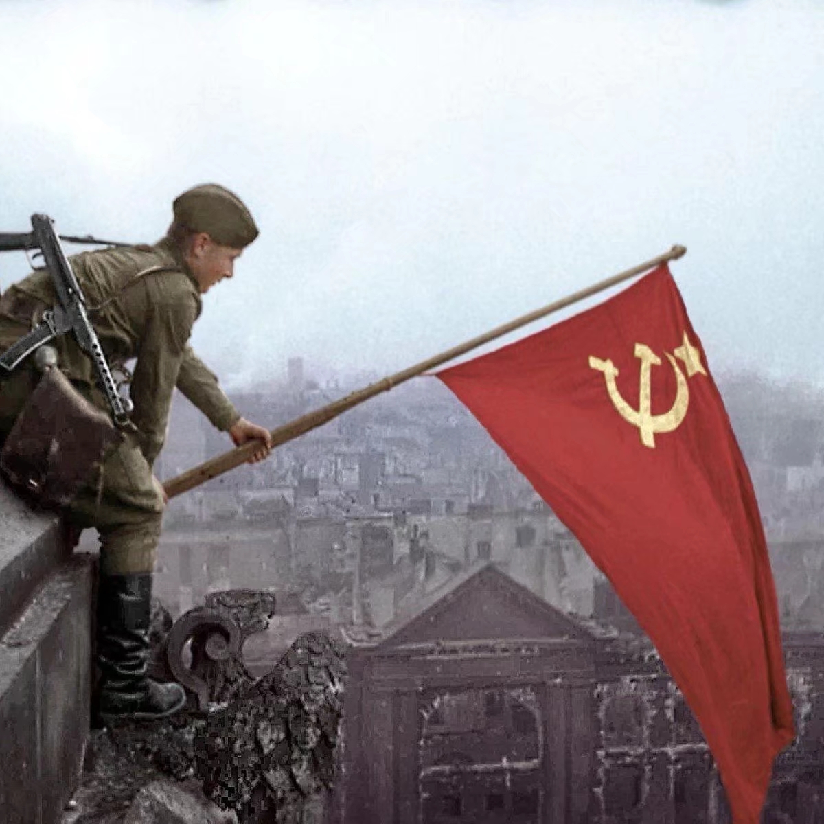 苏联插旗柏林4k图片