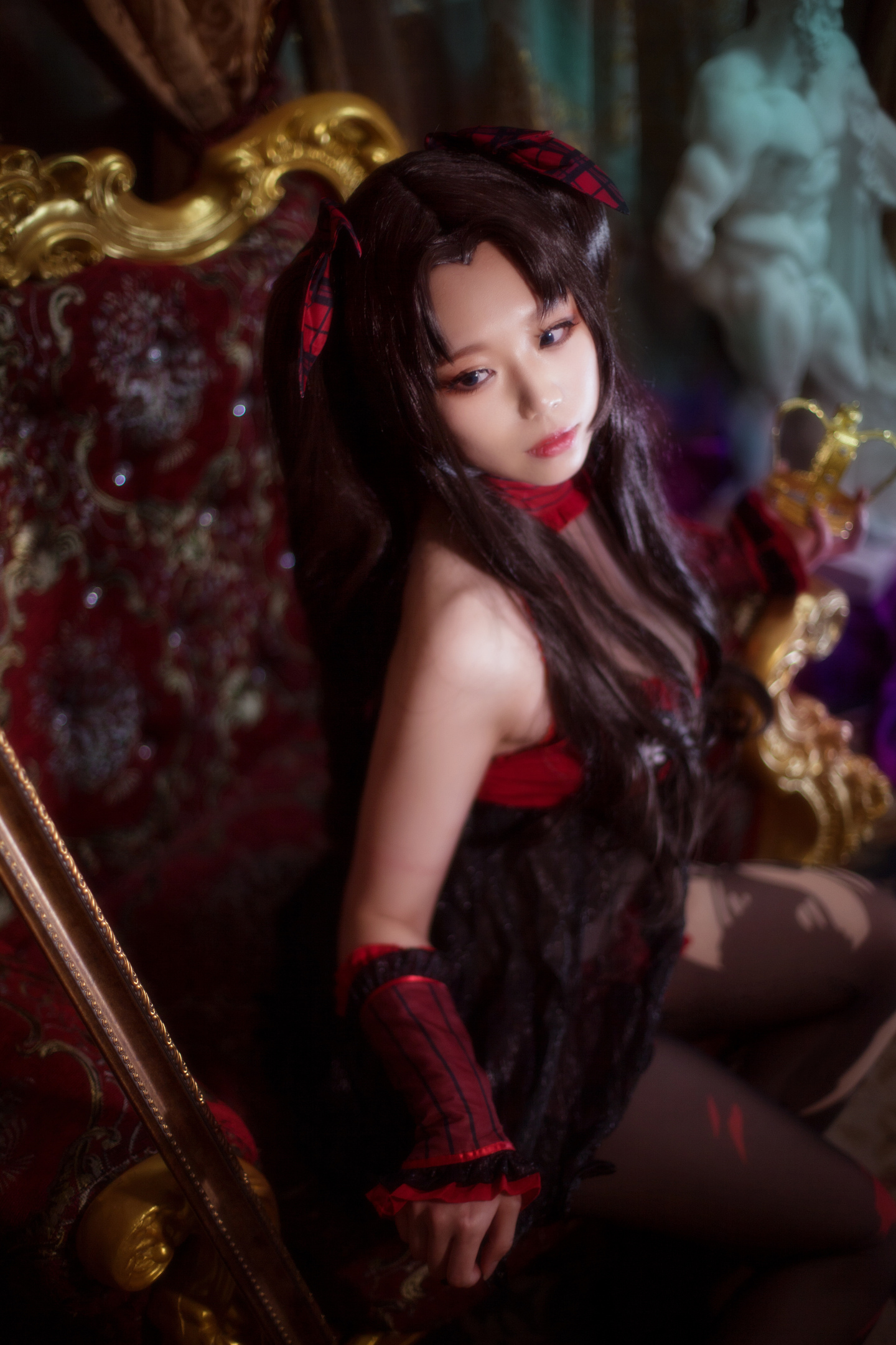 羽罗_Yu FATE远坂凛月之女王cosplay2