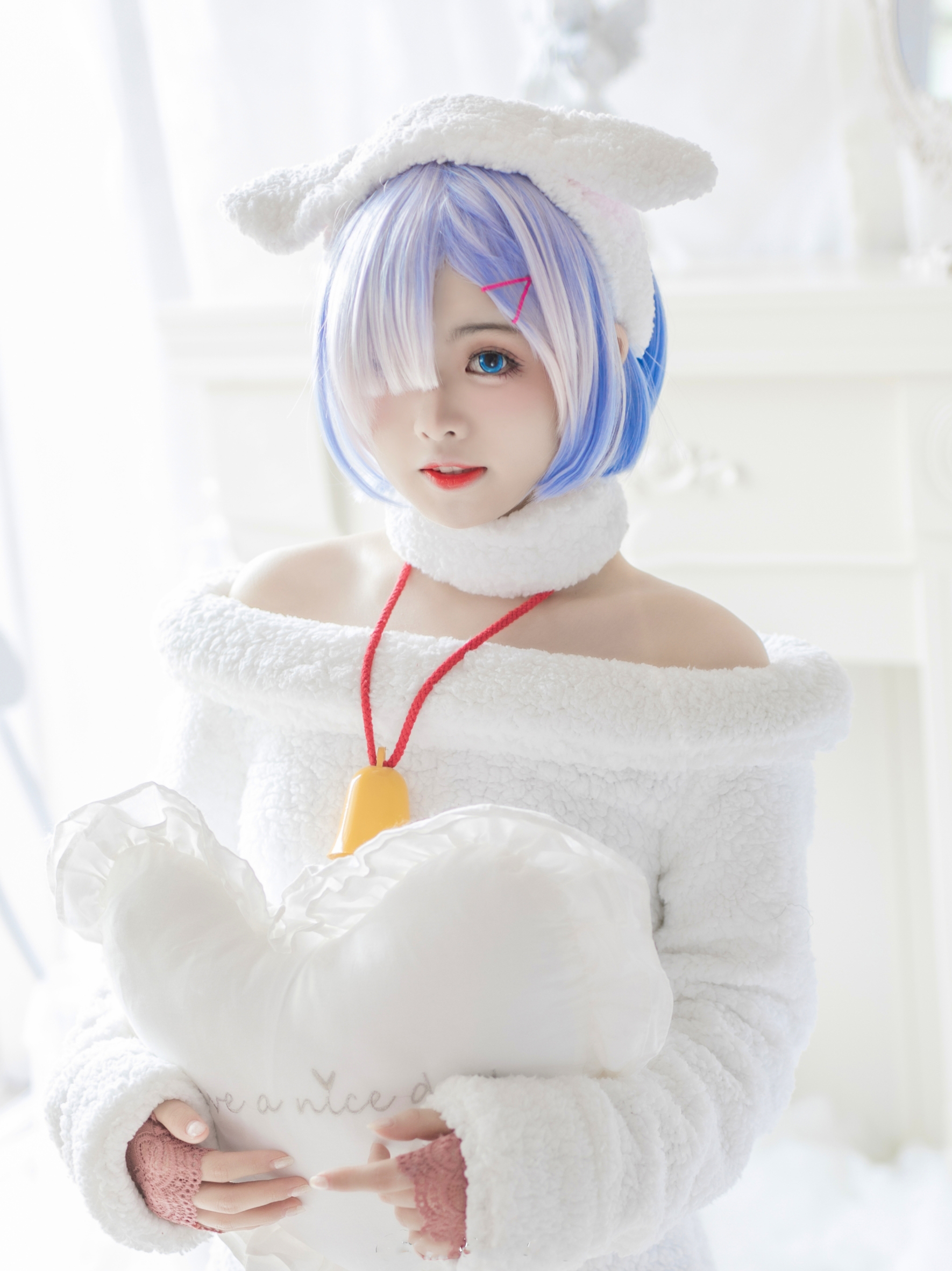 小奶糕Milky蕾姆小绵羊CosPlay8