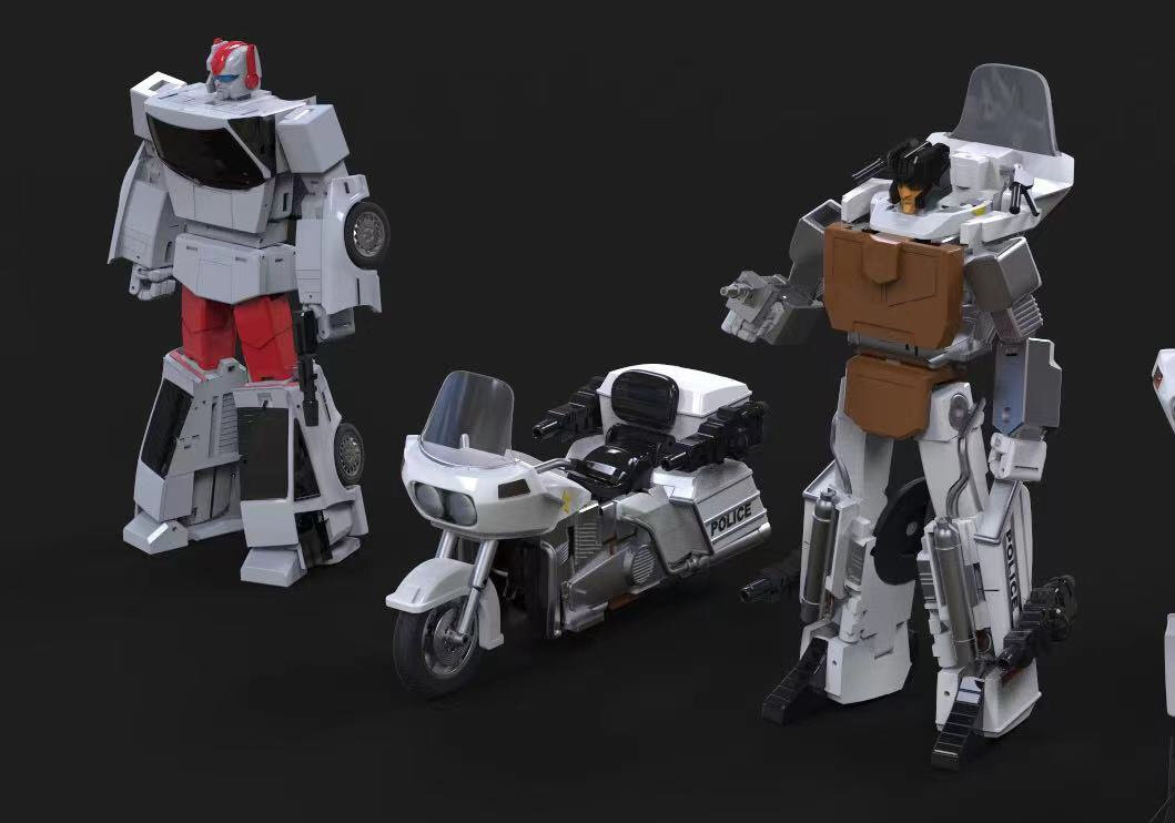 变形金刚#ox守护神,机器卫兵车辙 渲染图,合体脚板与小腿后面连接