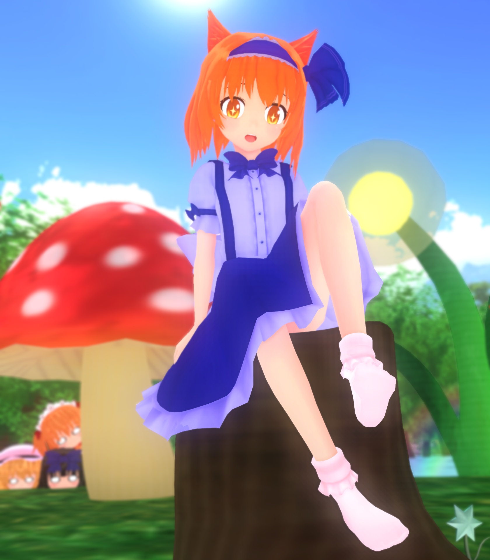 mmd静画##东方project# 碧之森的小爱丽丝(新) 模型来源:雪萱,神崎 