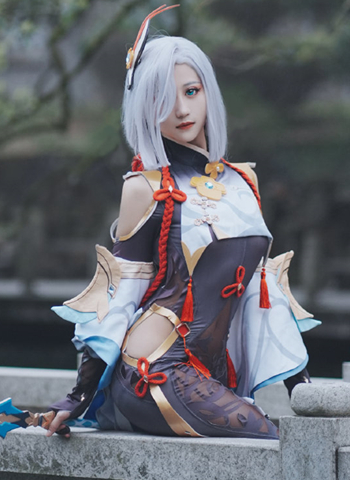 Vv子教授Cosplay原神申鹤