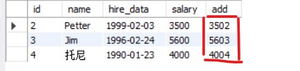 MySQL增删改