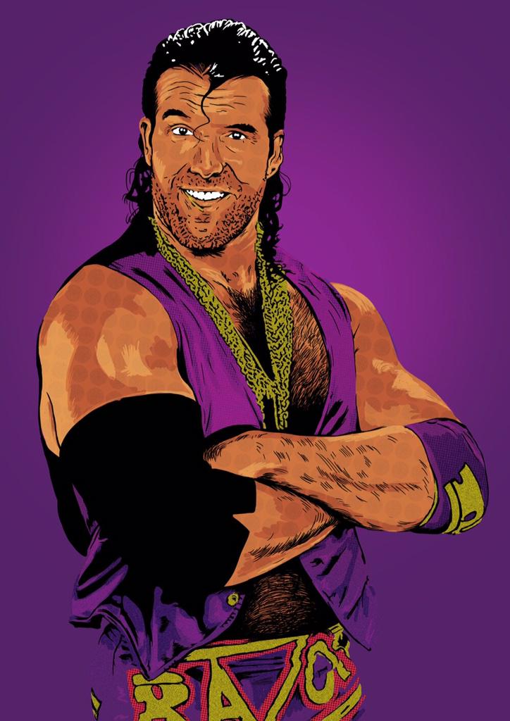 razor ramon(scott hall)剃刀雷蒙壁纸分享!今天属于bad guy!