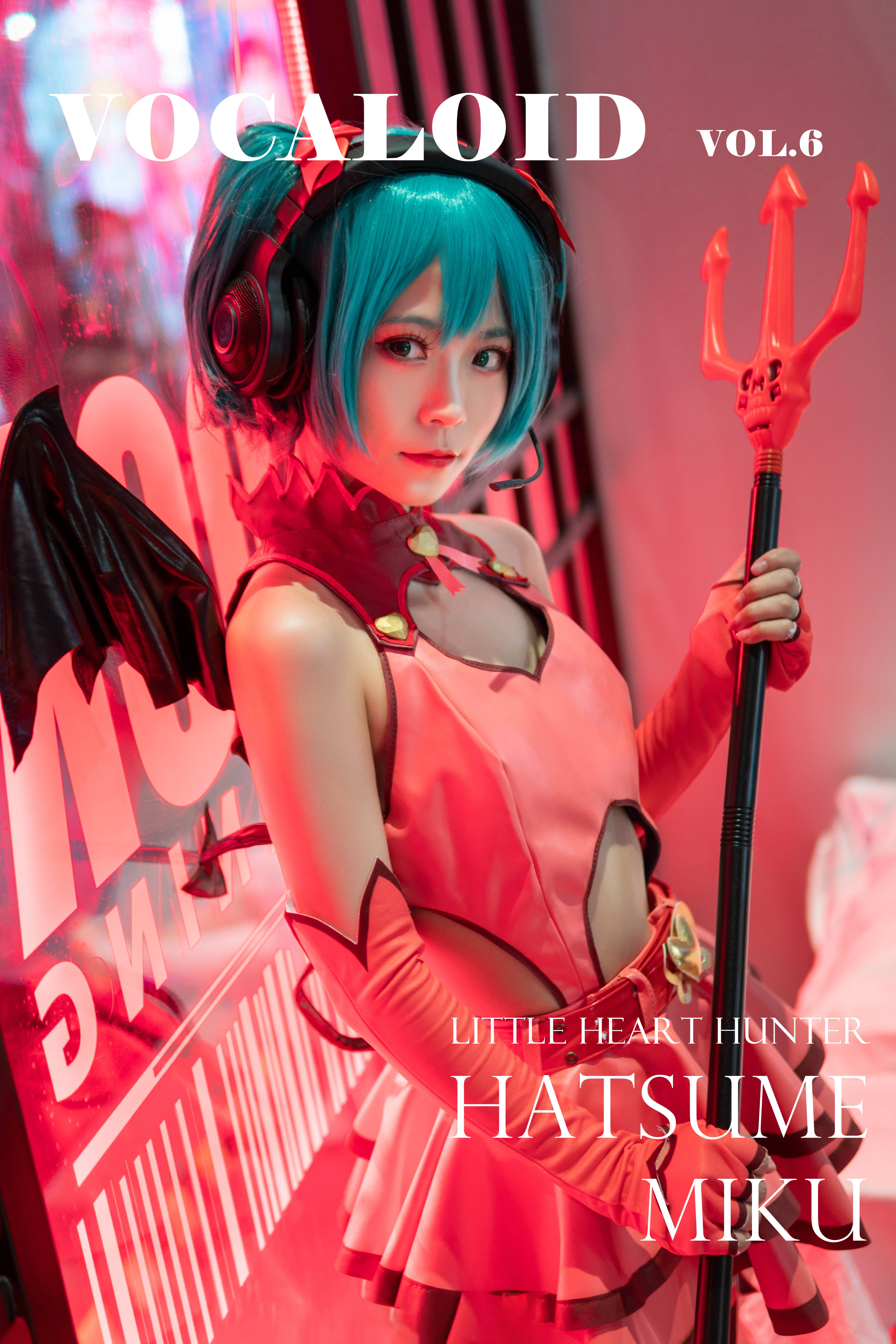 洛城雪Yuki初音未来小恶魔cosplay1