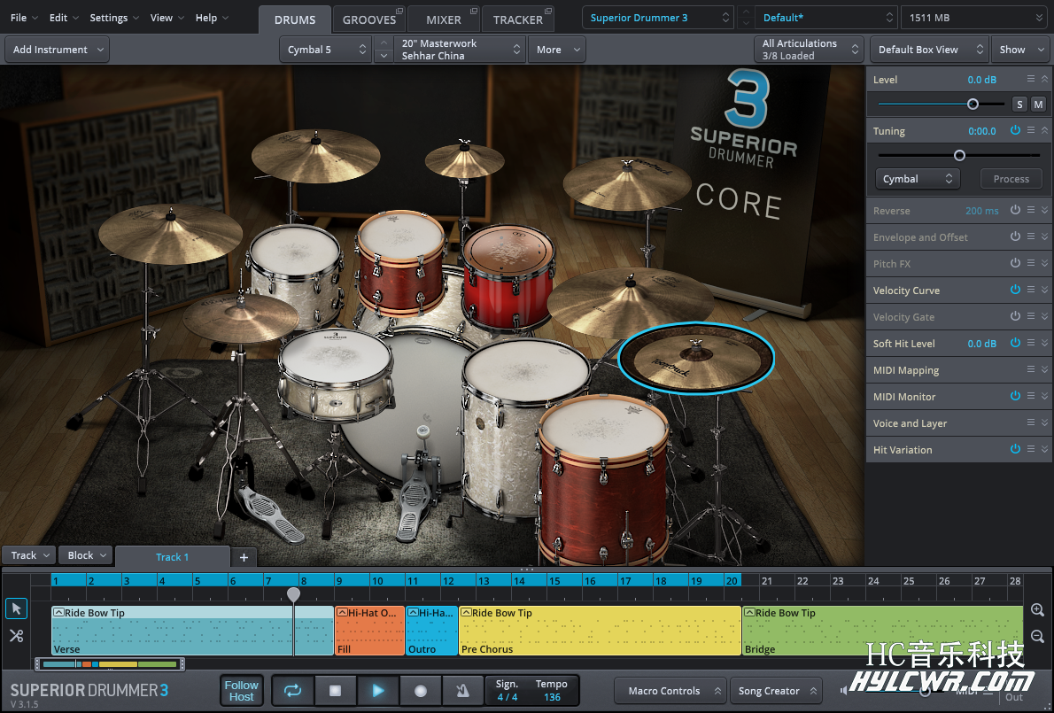 Toontrack Superior Drummer 3 v3.2.6 (Win&Mac带完整预置扩展)插图7