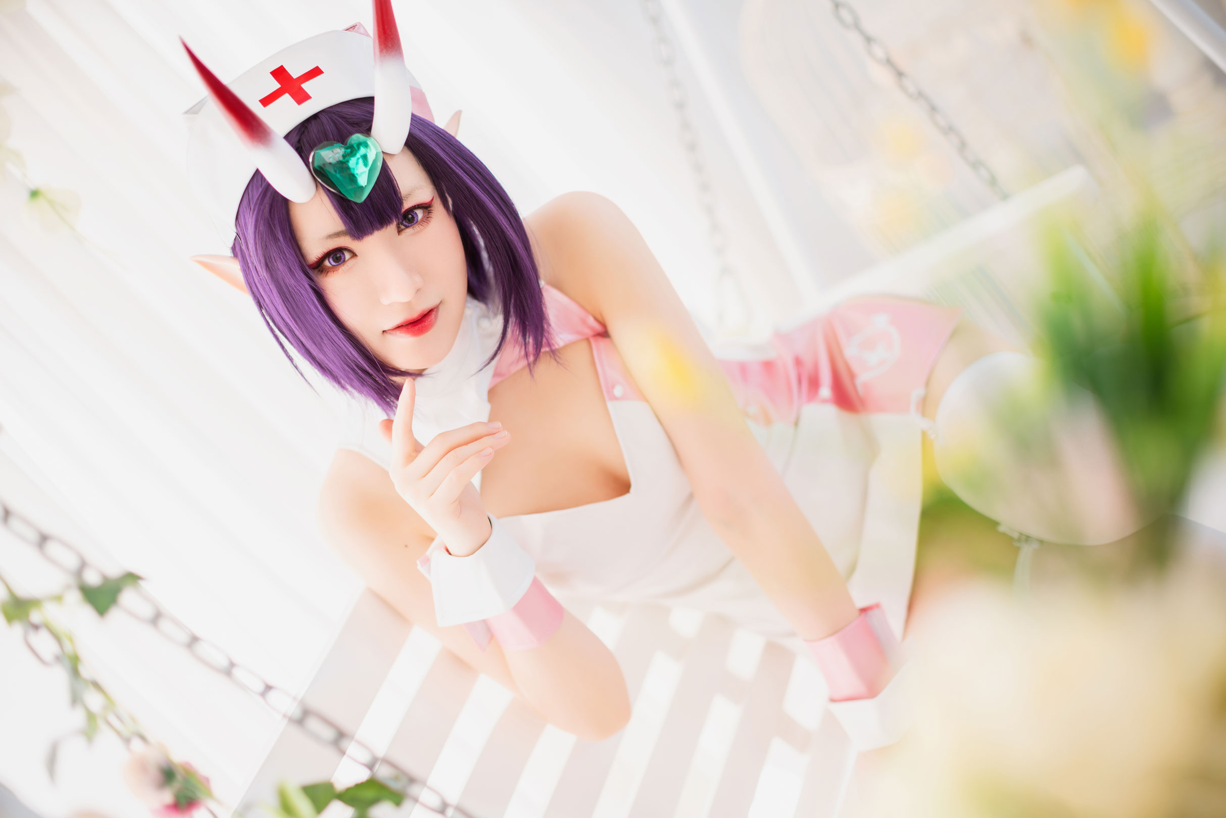 冥戏_CatN cosplay fgo酒吞童子护士装4