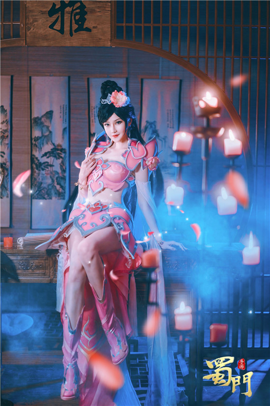 露兒大魔王蜀门手游百花CosPlay2