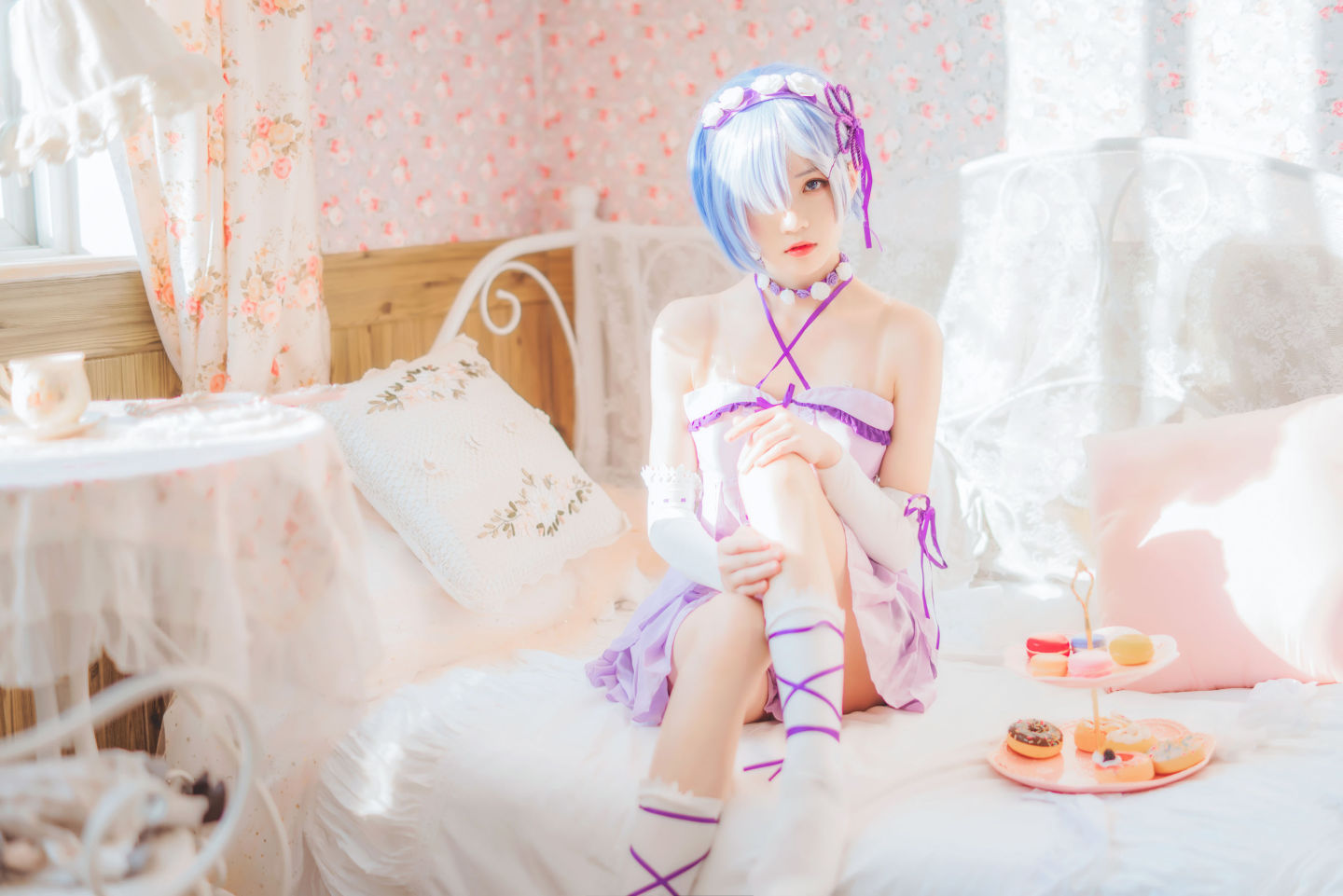 桜桃喵从零开始的世界蕾姆CosPlay7