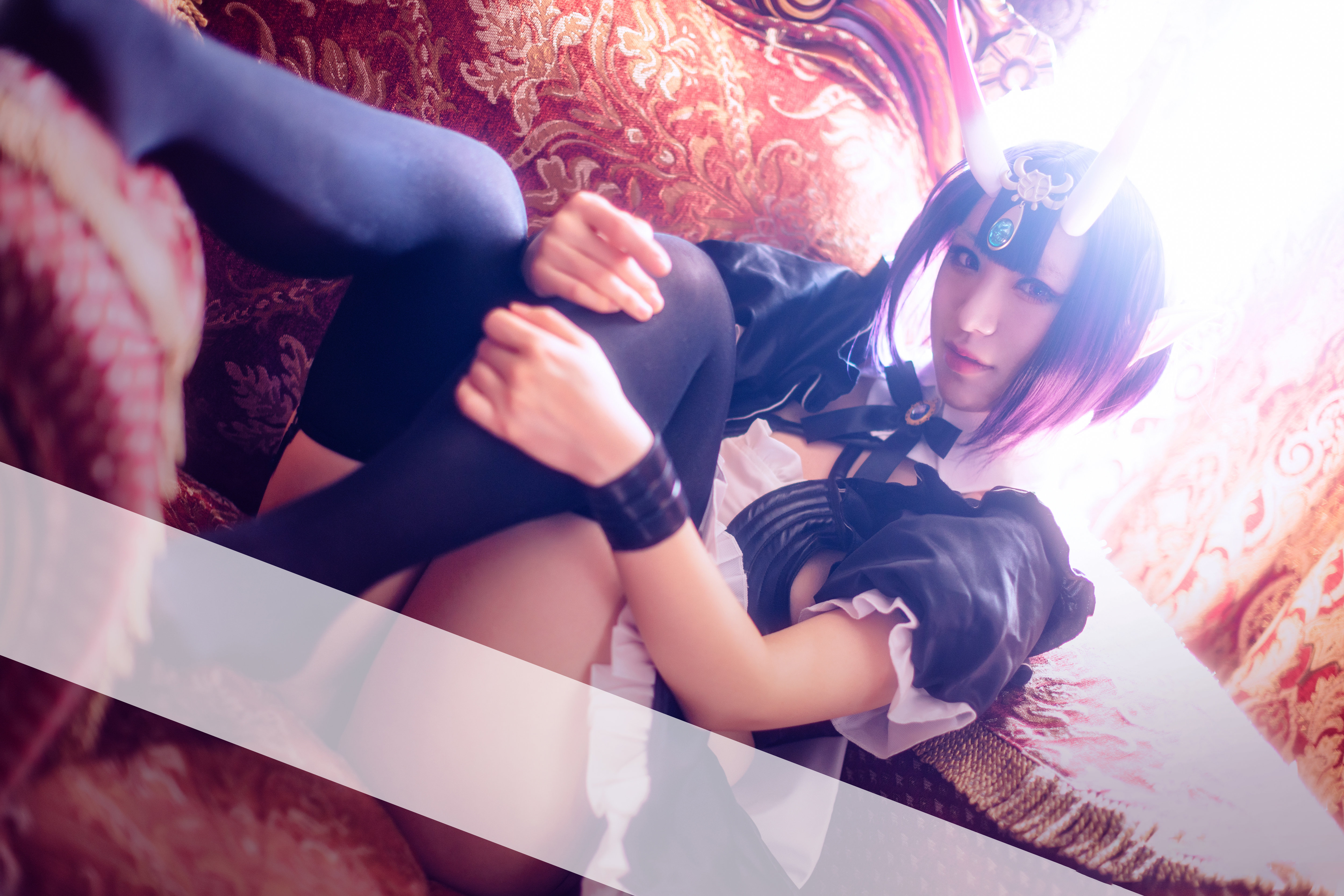 冥戏_CatN fate/grand order酒吞童子女仆CosPlay8