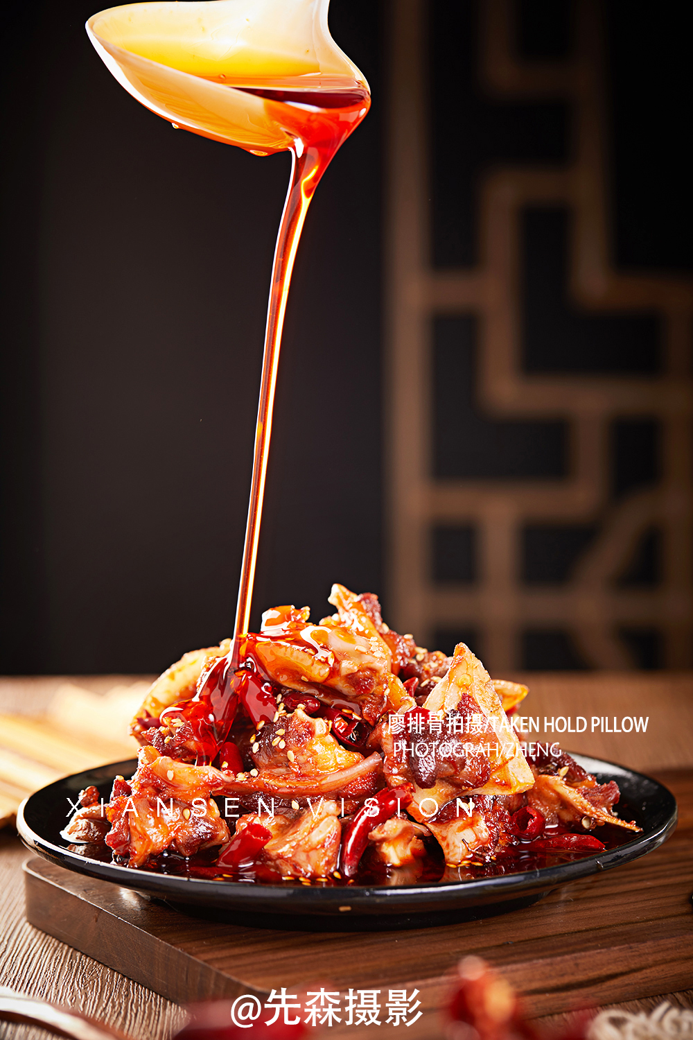 成都廖排骨美食摄影美食拍摄