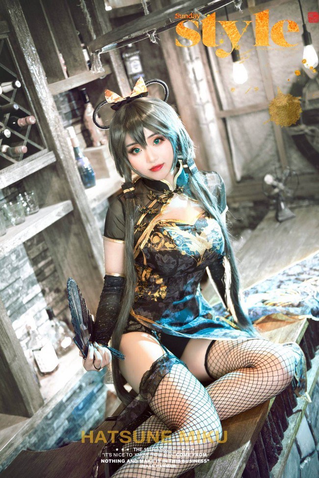 小幻仔洛天依金丝雀cosplay4