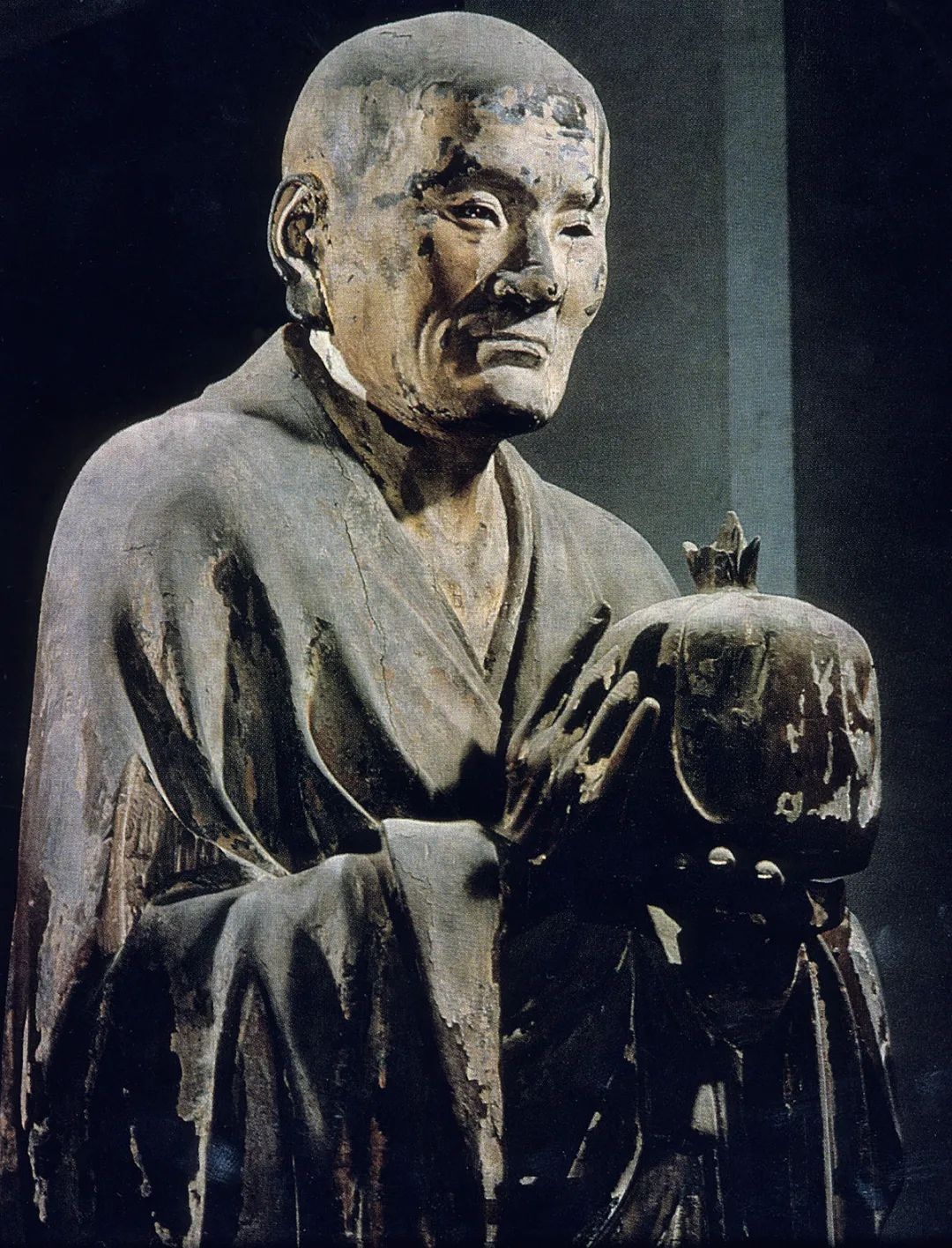 世亲菩萨,日本古代的木雕