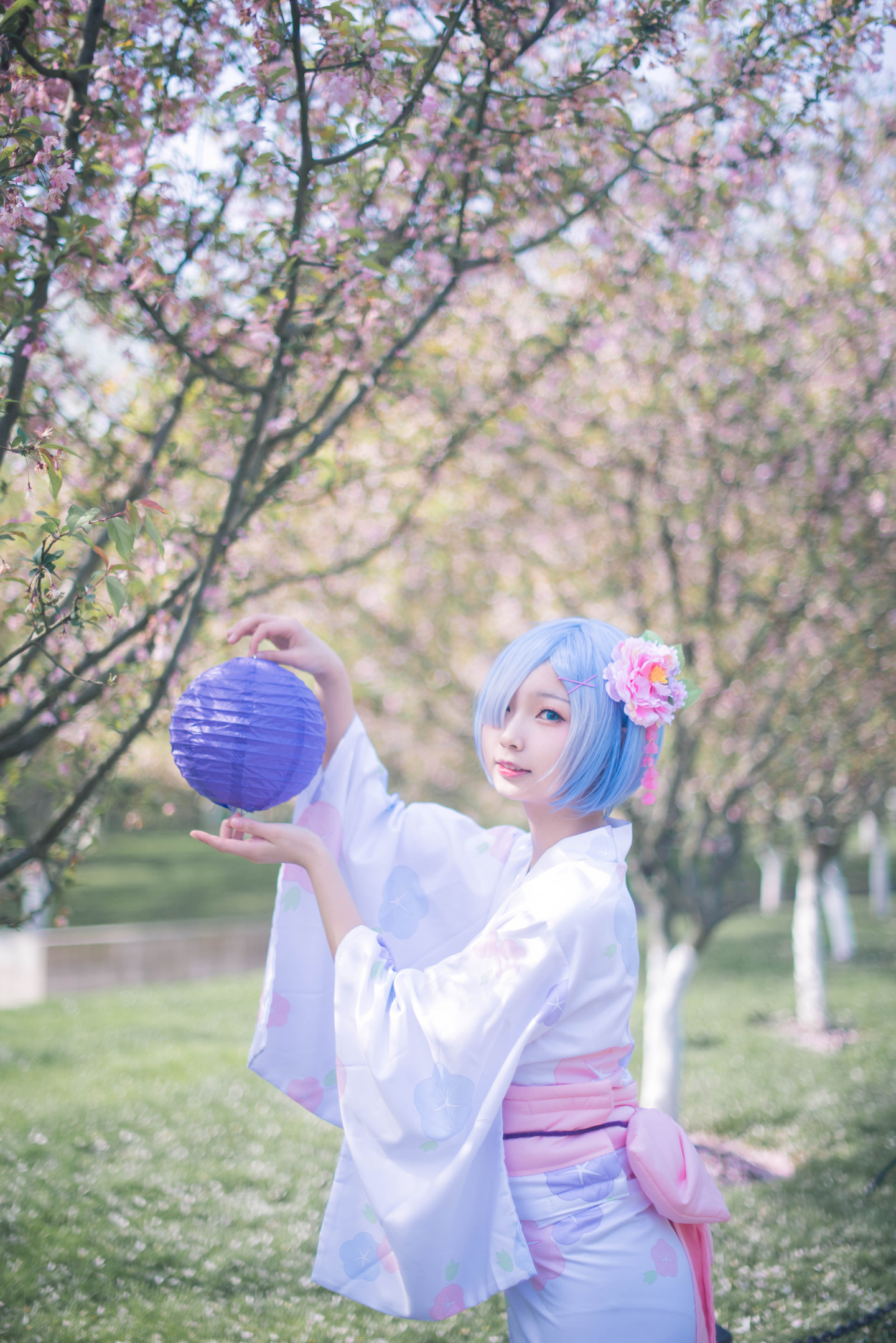 橙喵从零开始的异世界生活雷姆cosplay4