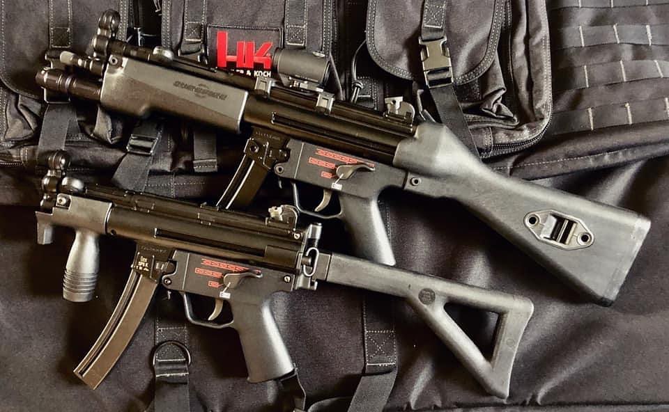 h&k# mp5a4和#mp5k# 来源:ins@hkpro_official #冲锋枪# #黑克勒