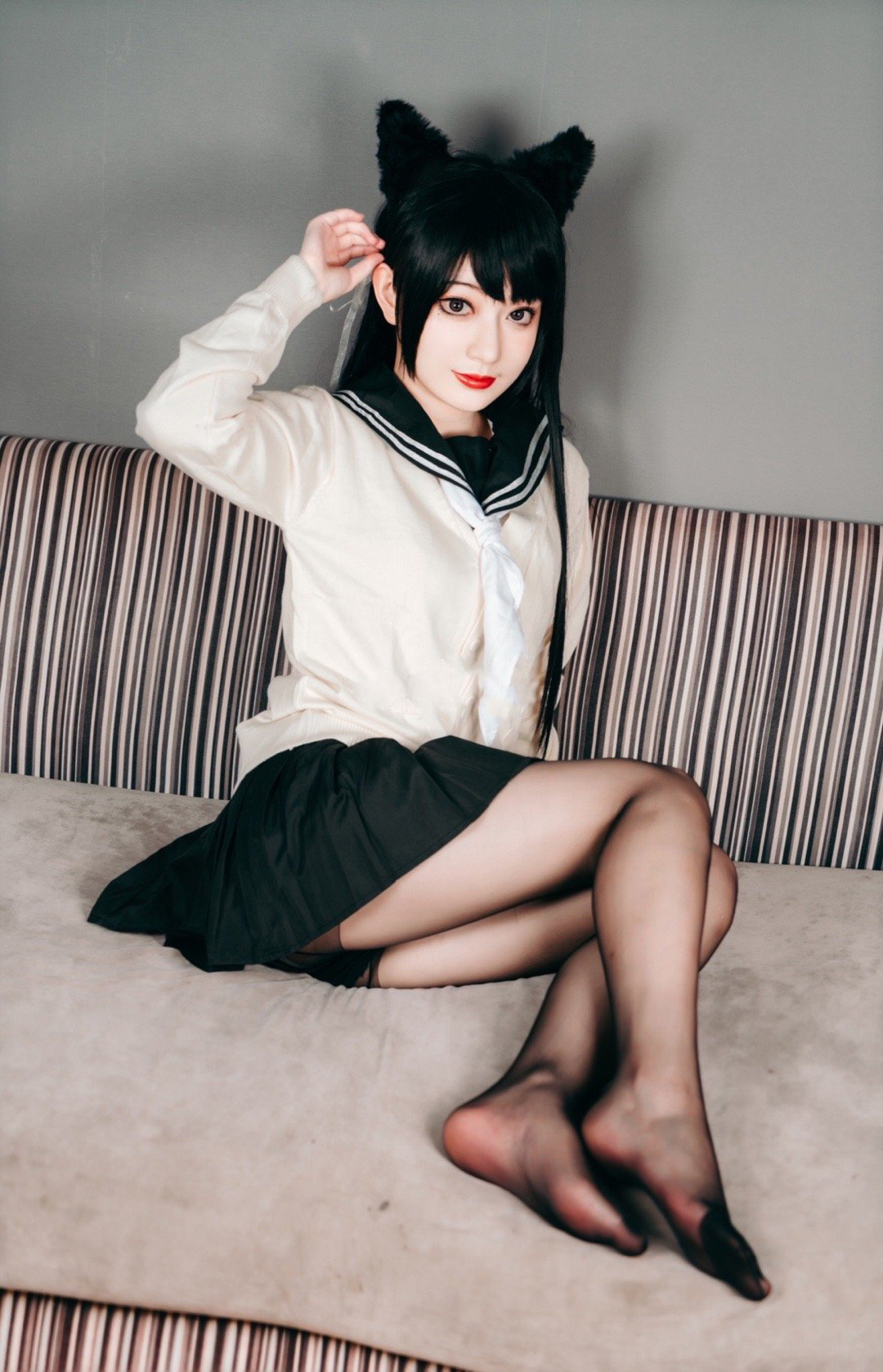 桃墨碧蓝航线爱宕Cosplay5