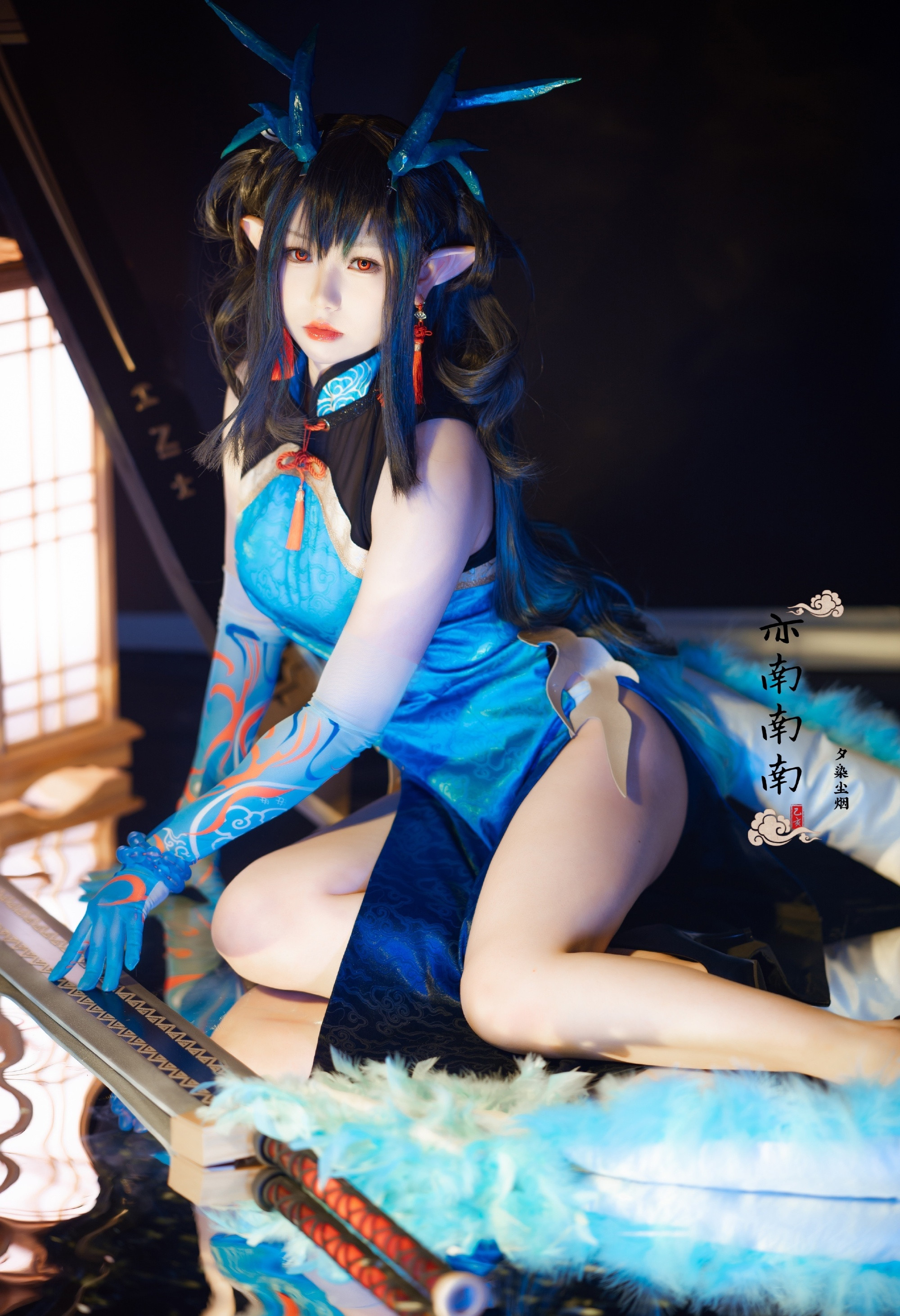 亦南南南明日方舟夕cosplay4