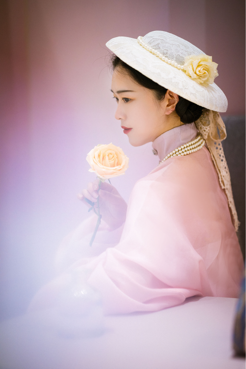 做汉服发型的夏岚 _ 哔哩哔哩相簿