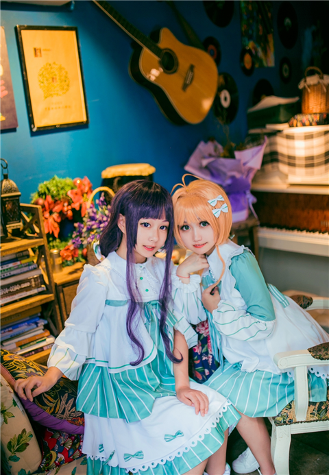 自然黑天魔卡少女樱小樱知世CosPlay5