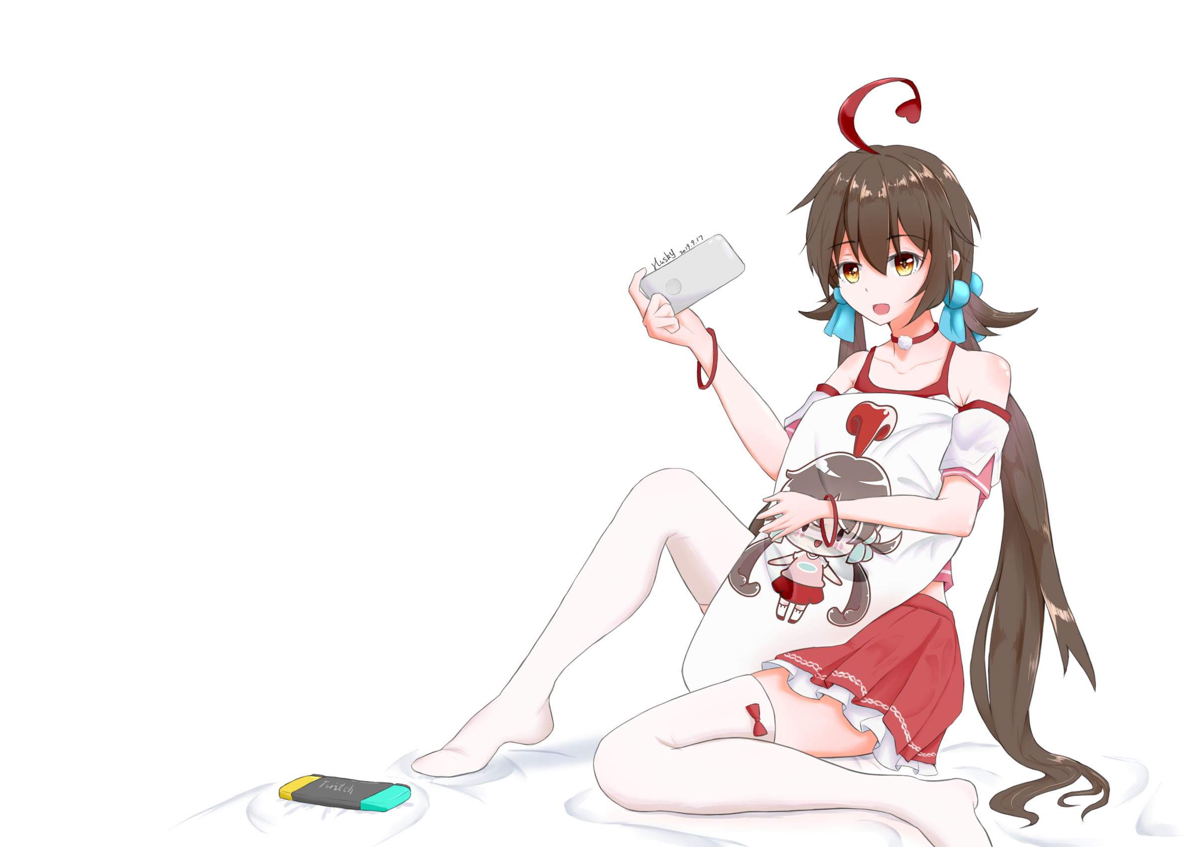 举报 新科娘哦 新科娘 板绘 虚拟主播 同人