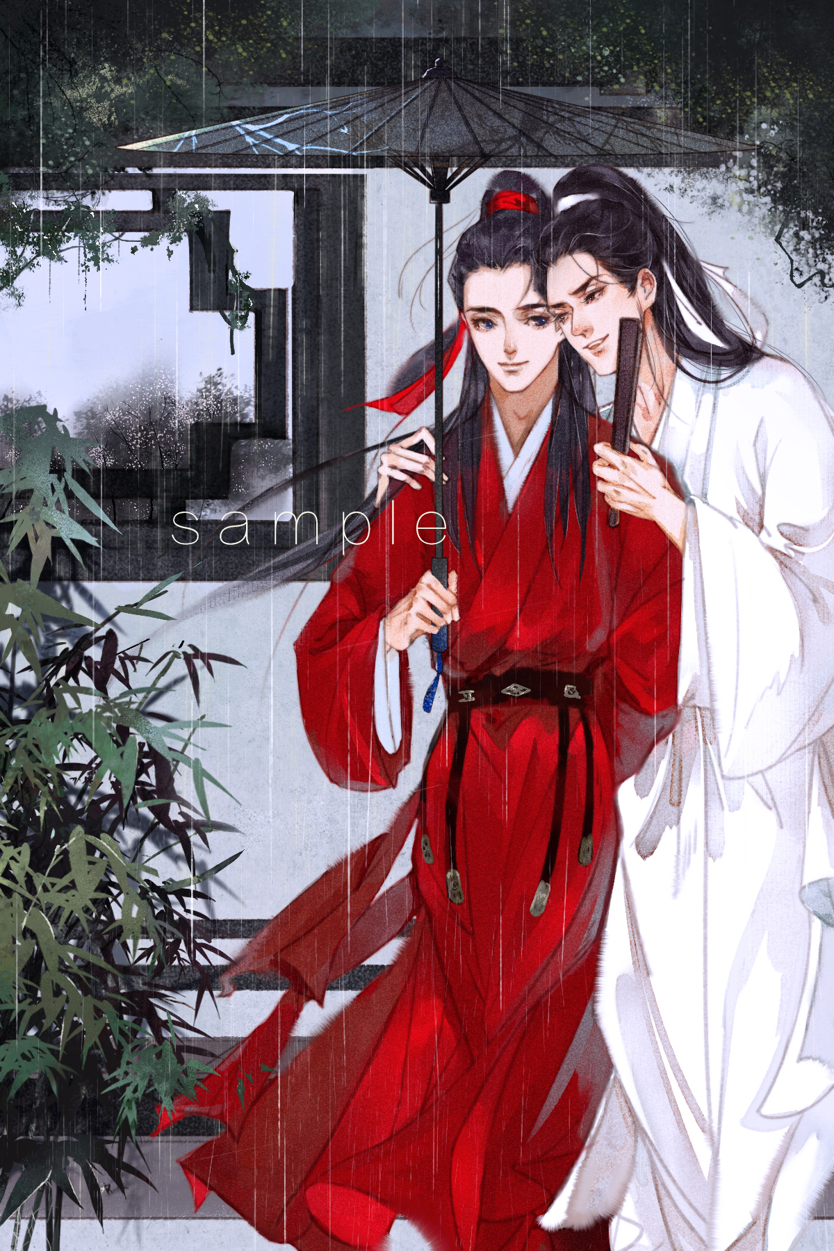 2019-03-29 21:29:39画友·插画同人  |插画板绘古风白玉堂展昭鼠猫