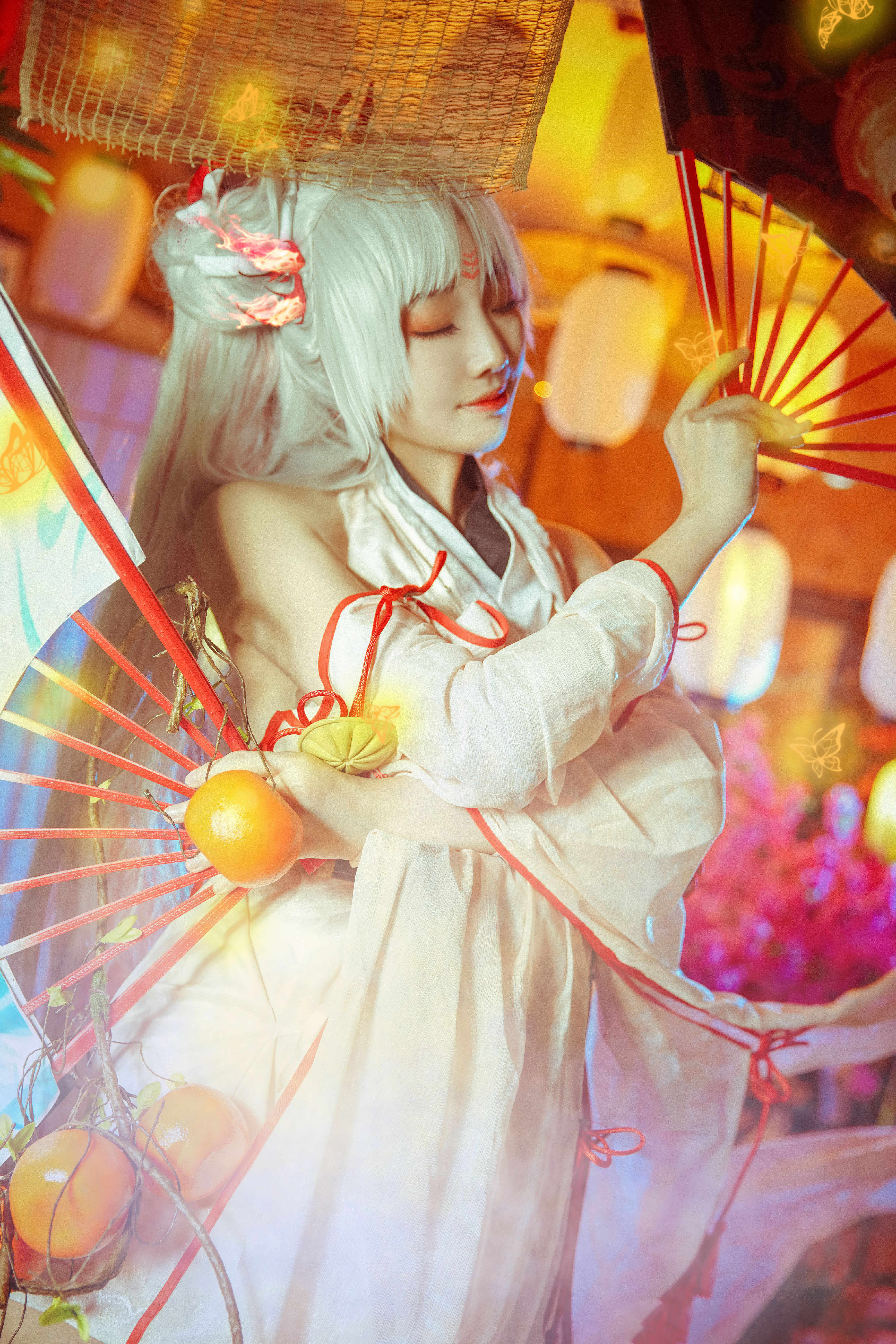 想不到名字的阿八阴阳师不知火cosplay4