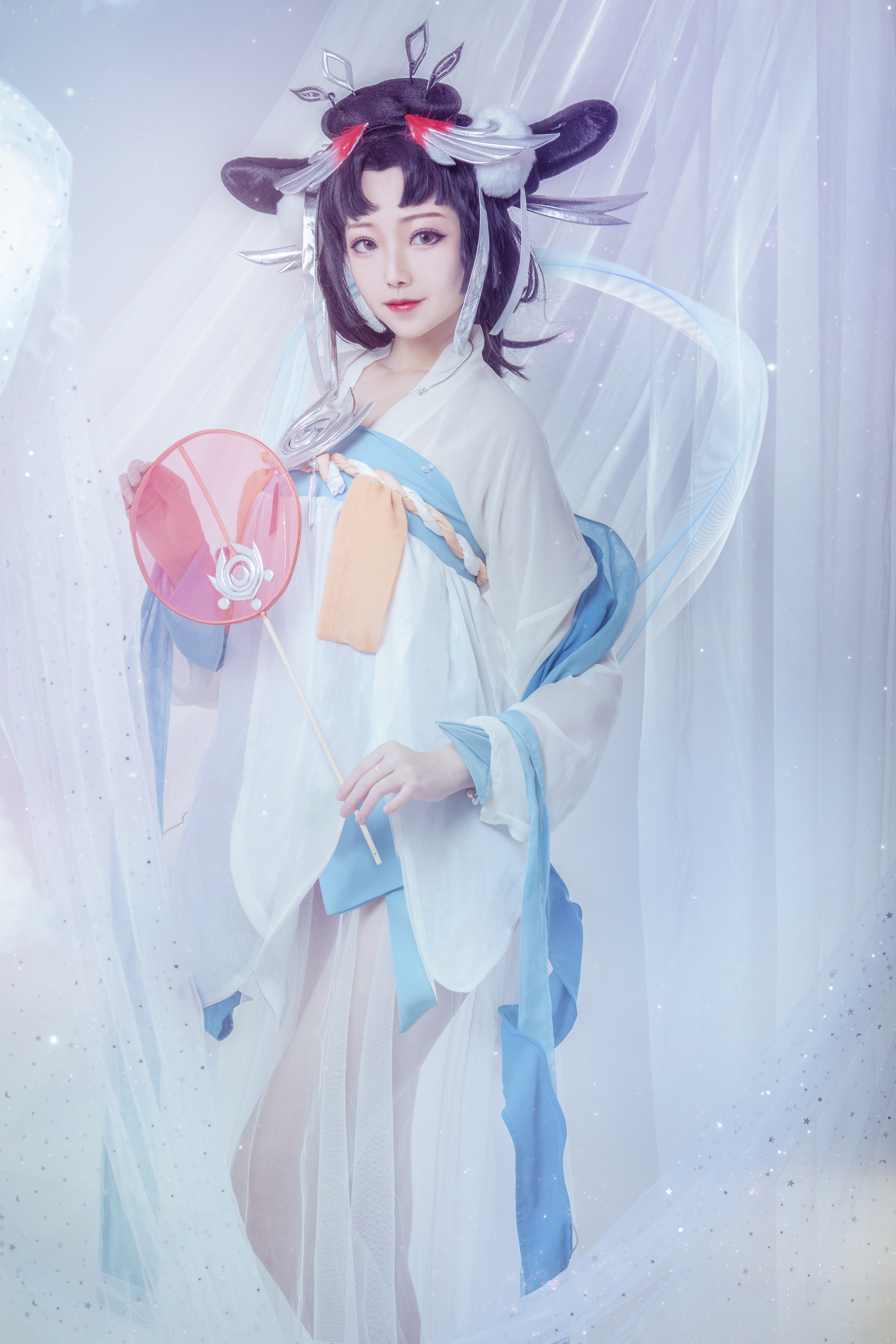 想不到名字的阿八王者荣耀嫦娥如梦令cosplay4