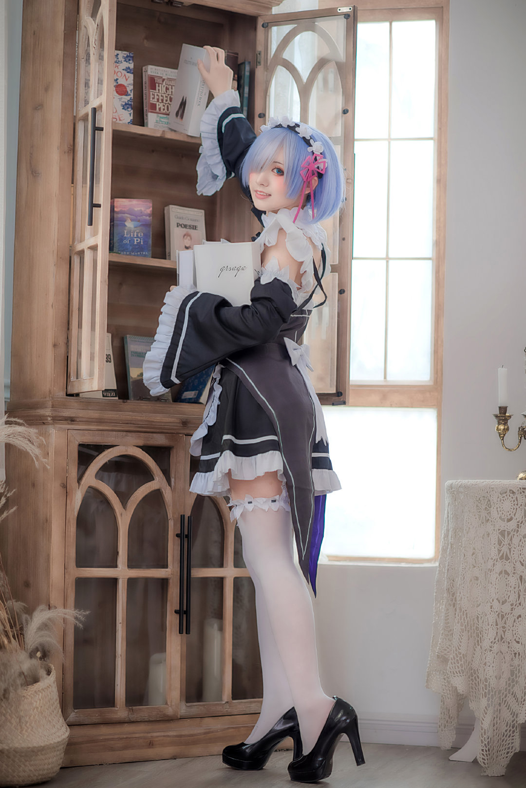 外星嫣子_Yan从零开始的异世界生活蕾姆cosplay4