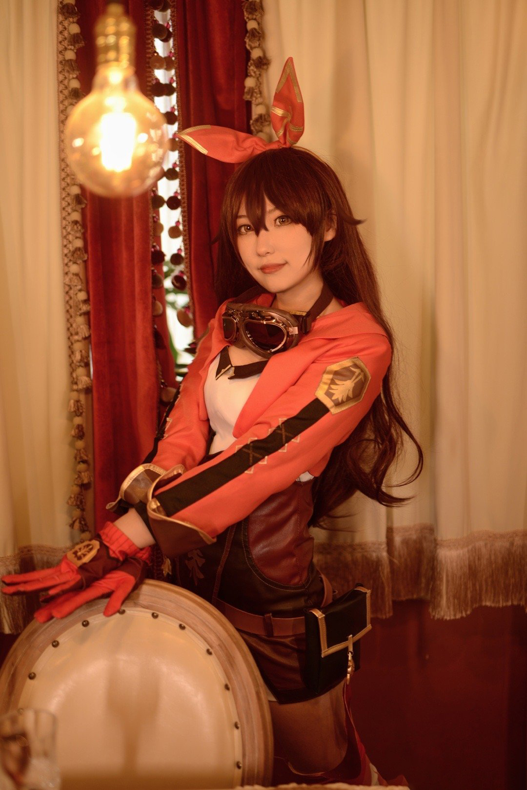 怪兽原神安柏cosplay1