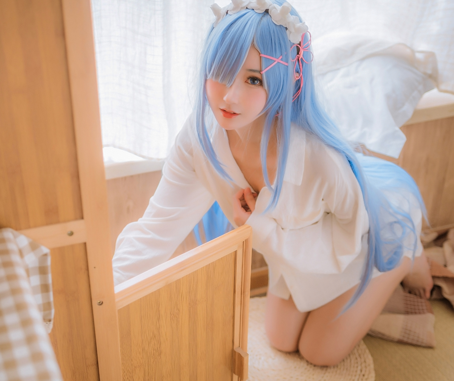 羽生三未蕾姆同人Cosplay7