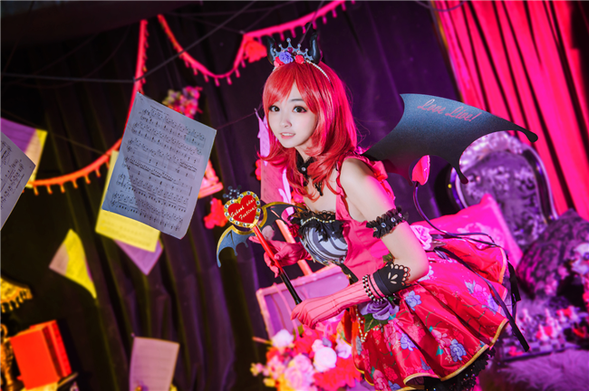 蓝裳LoveLive小恶魔西木野真姬Cosplay4