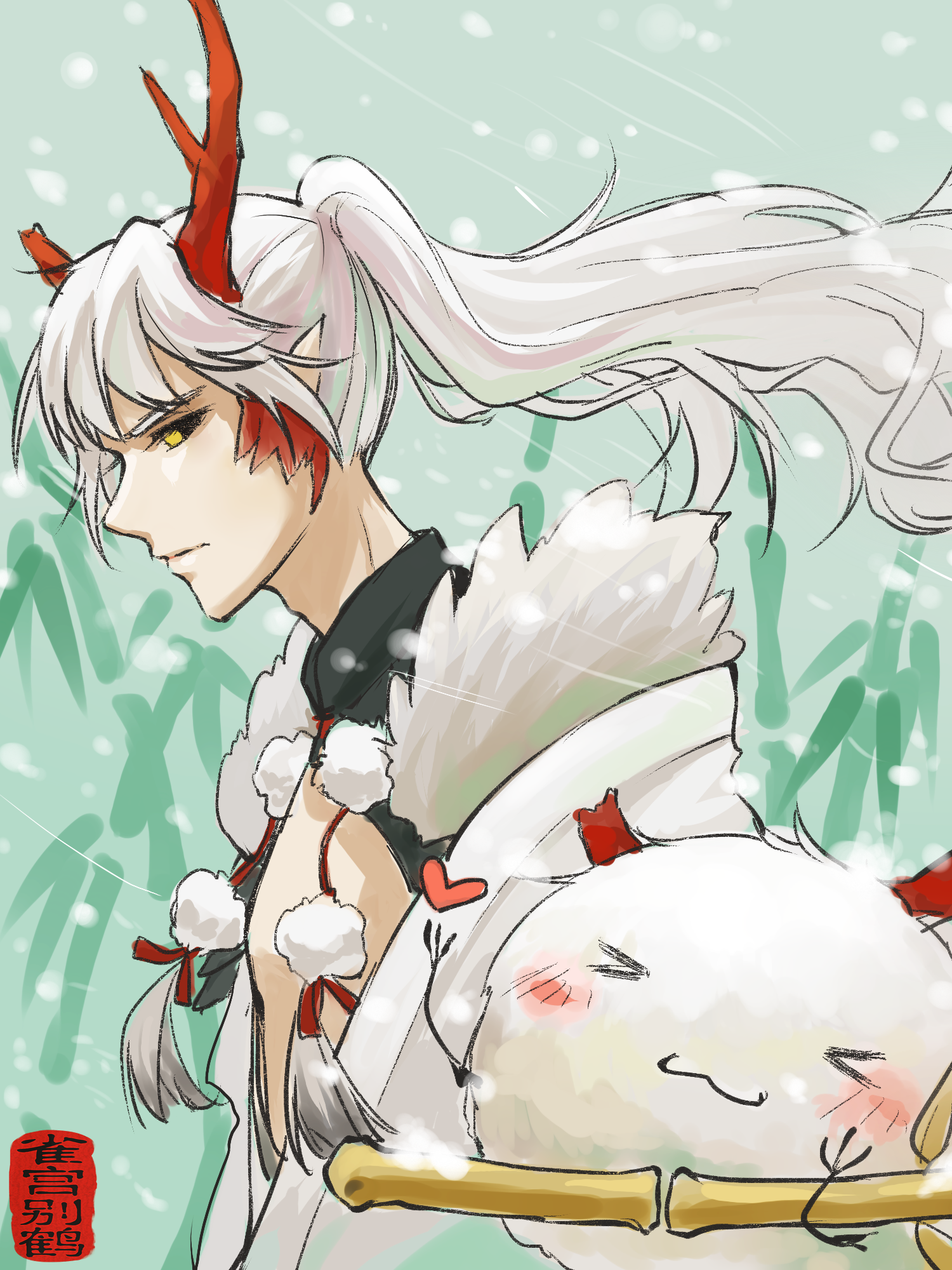 2017-12-01 16:22:35画友·插画同人  |茨木童子阴阳师画友扶持计划