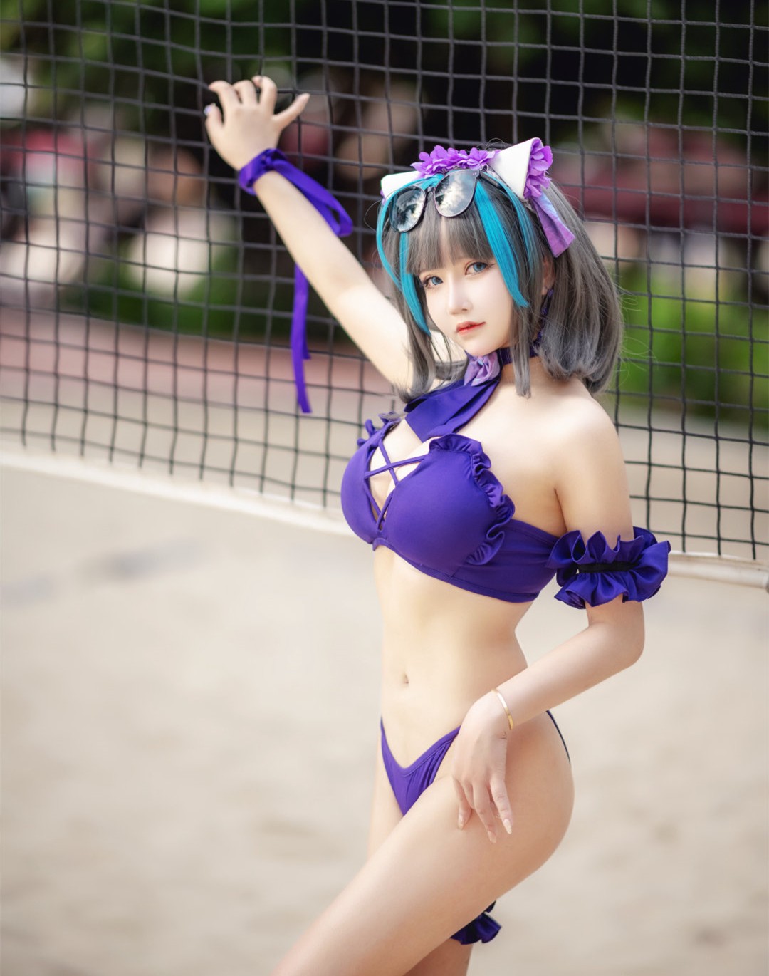 中岛莫之子i碧蓝航线柴郡cosplay5