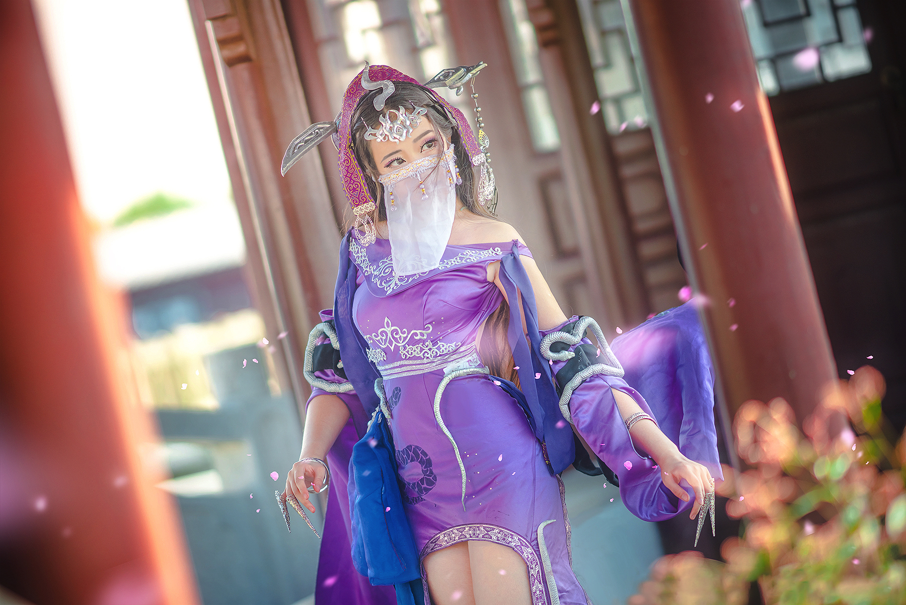 想不到名字的阿八剑网3破虏毒姐cosplay3