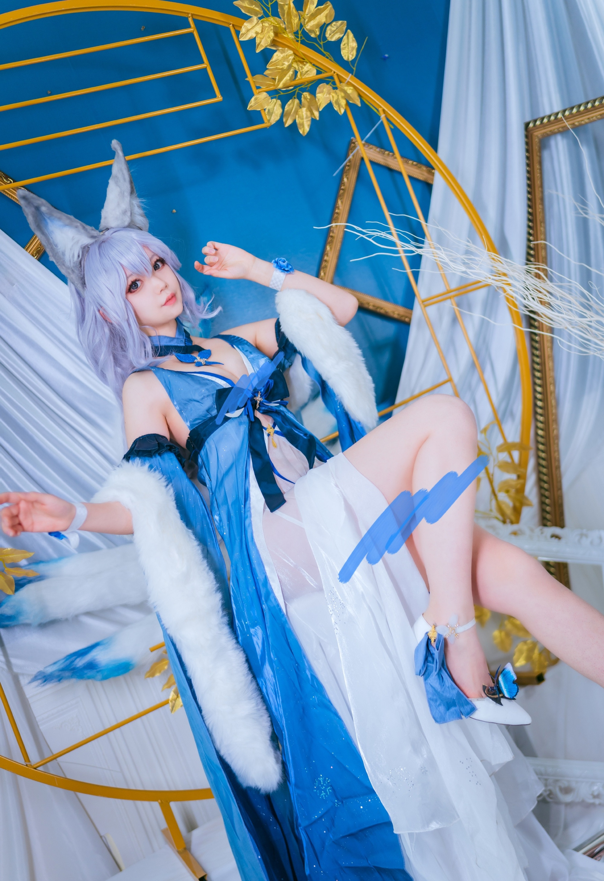 安缇兔碧蓝航线信浓胧月十夜cosplay4