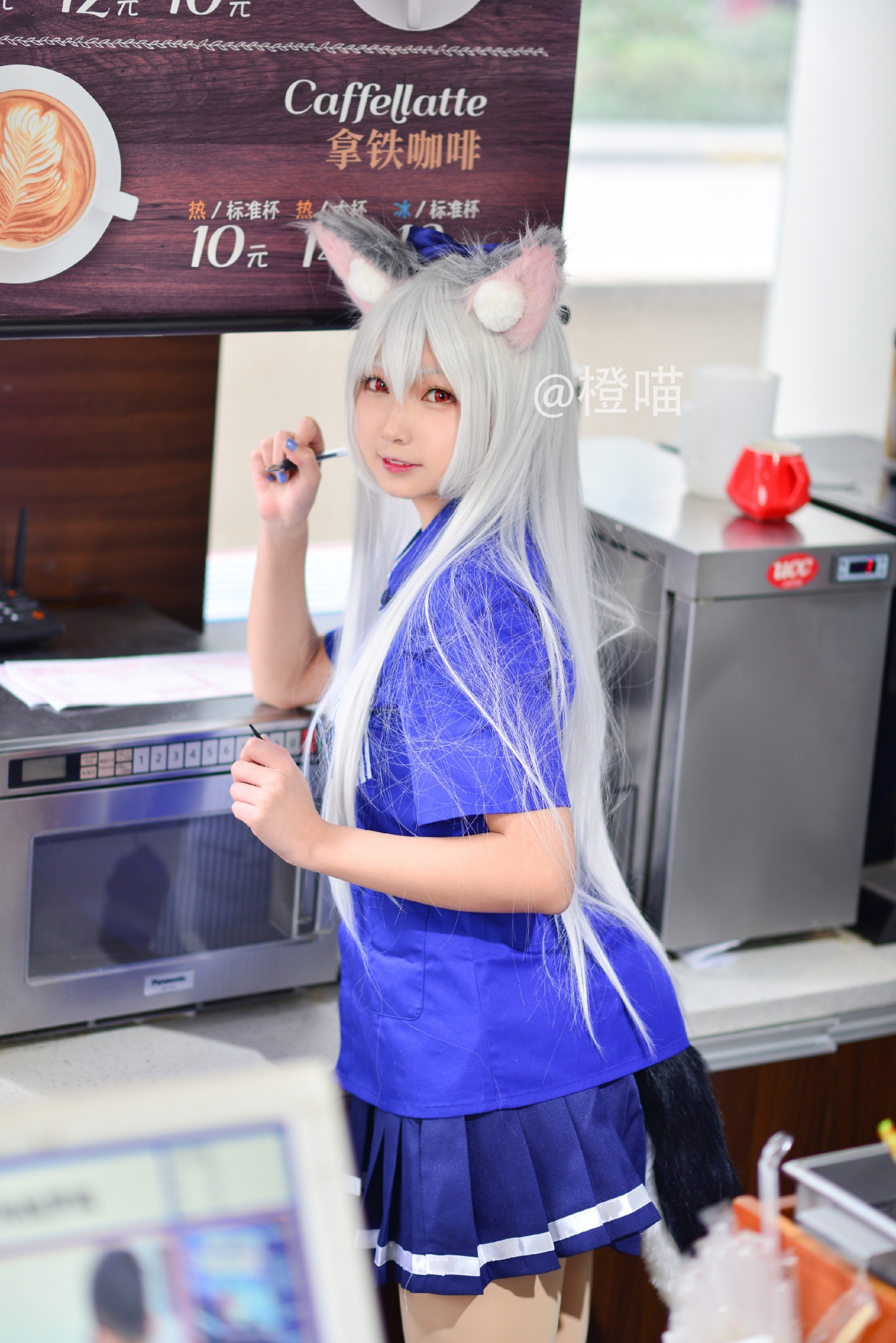 橙喵碧蓝航线夕立cosplay7