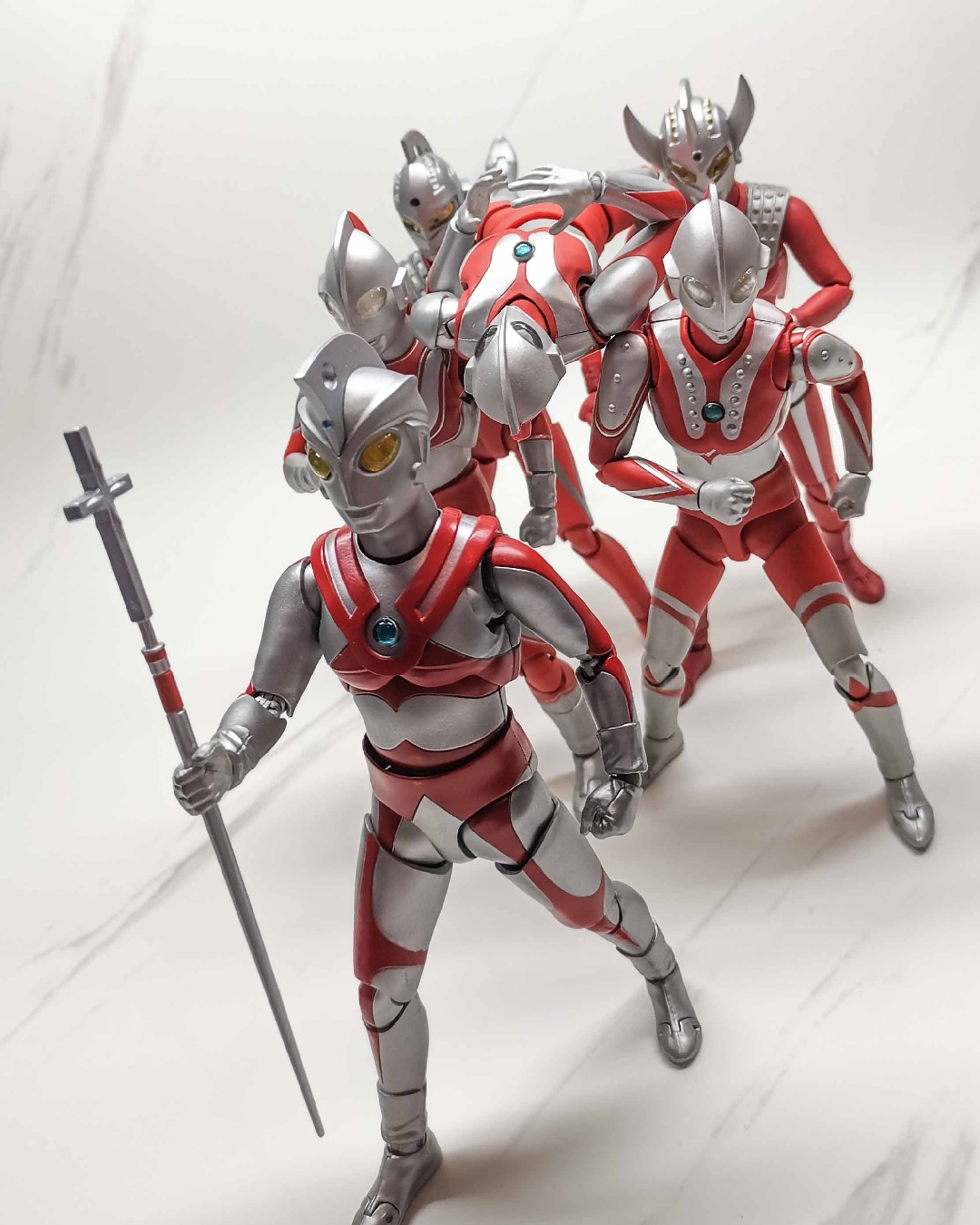 誒嘿嘿,把shf昭和六兄弟買齊了,明天拍開箱#奥特曼##shf#浏览:774收藏