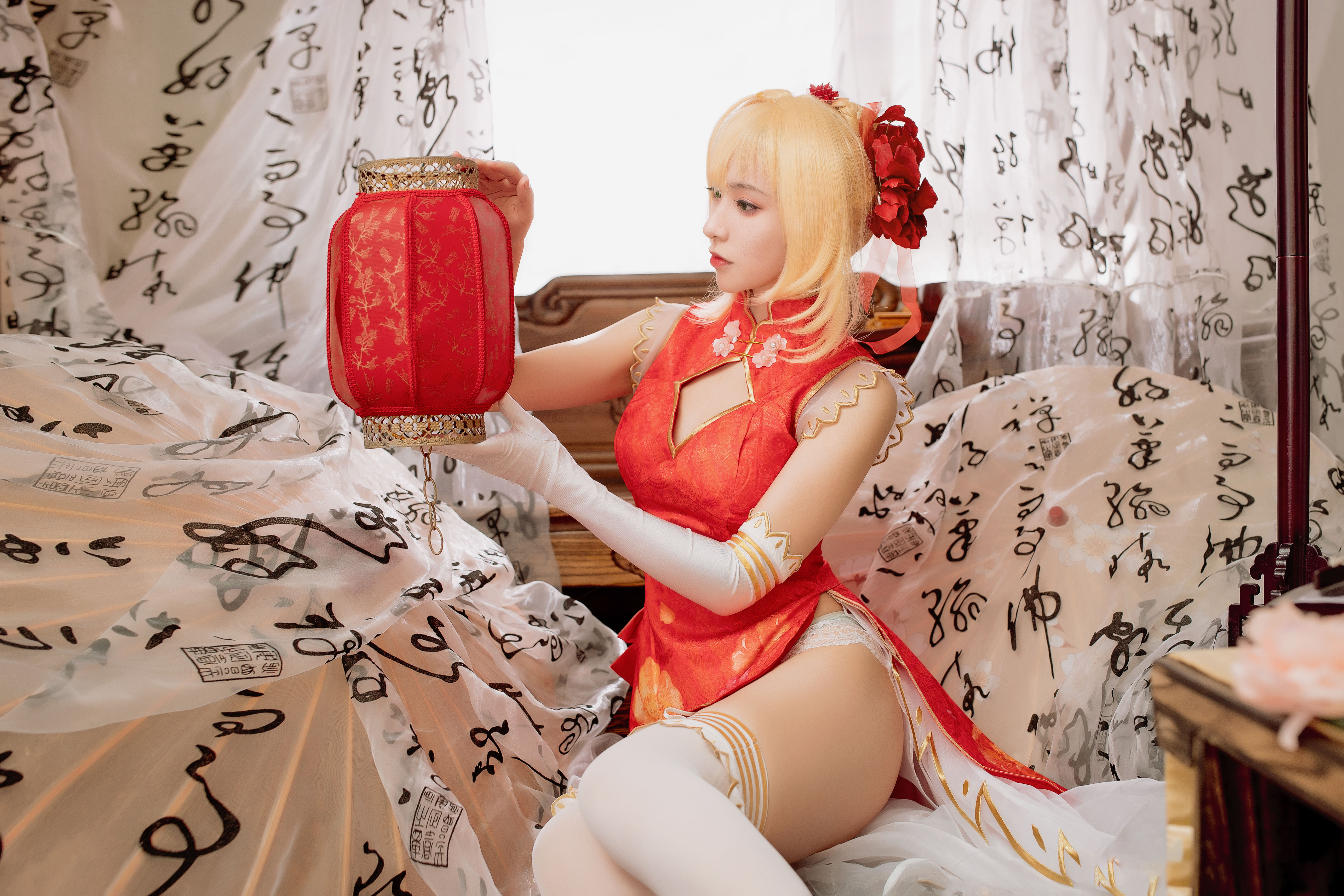 冥戏_CatN cosplay fate/grandorder尼禄旗袍5