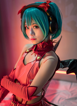 洛城雪Yuki初音未来小恶魔Cosplay