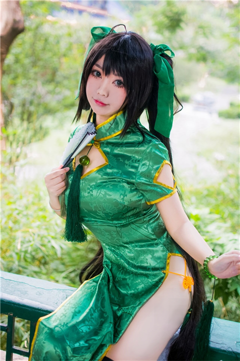 太子王者荣耀孙尚香同人旗袍Cosplay7