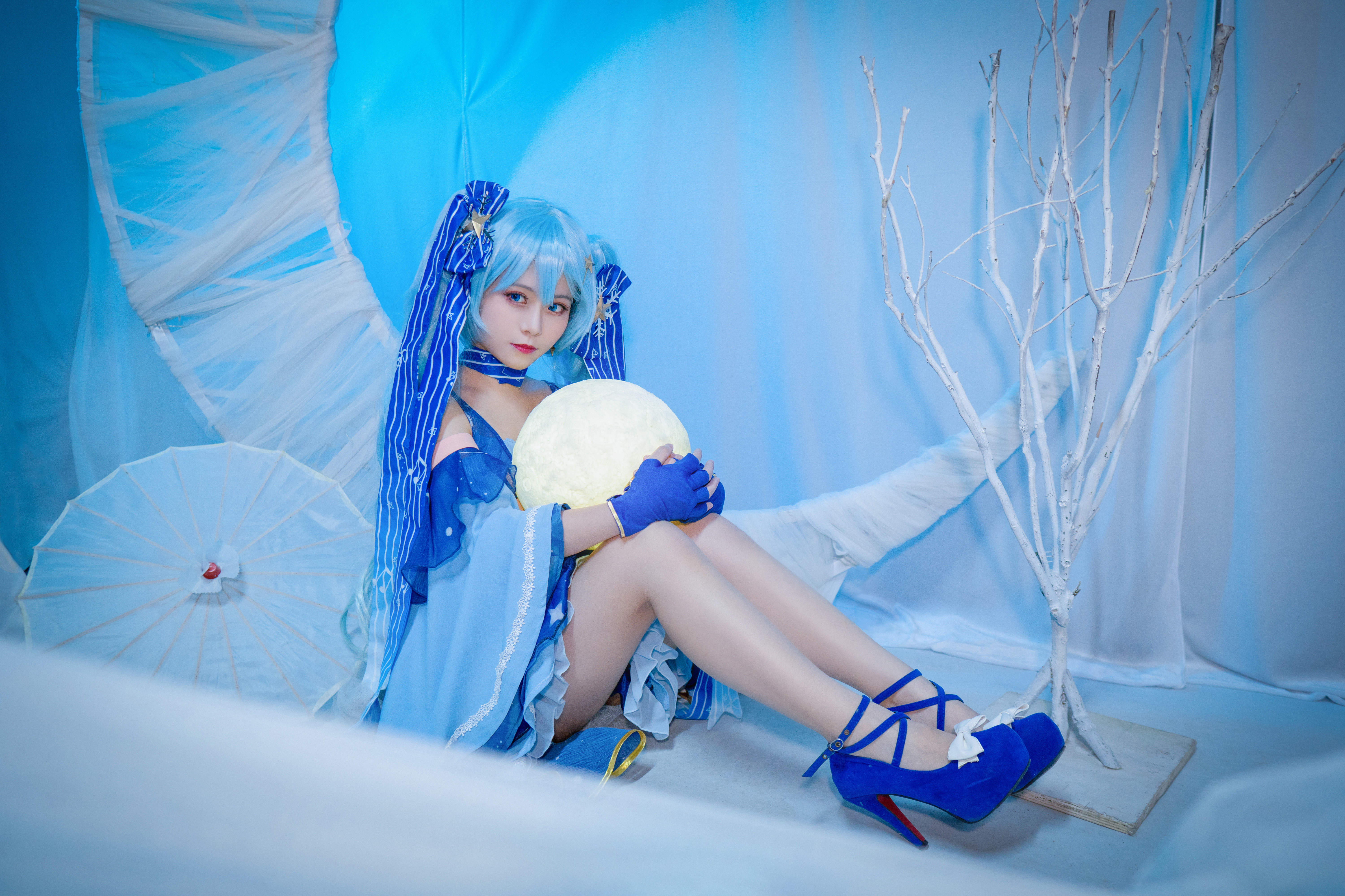 洛城雪Yuki雪初音cosplay6