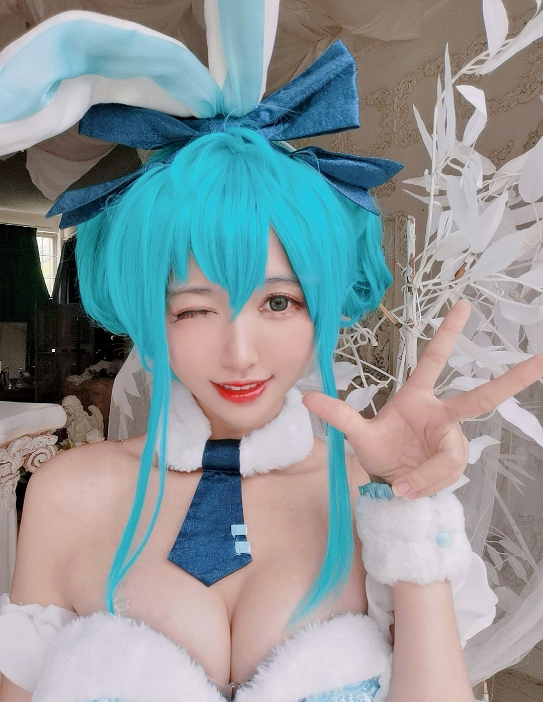 鳗鱼霏儿初音兔女郎CosPlay6