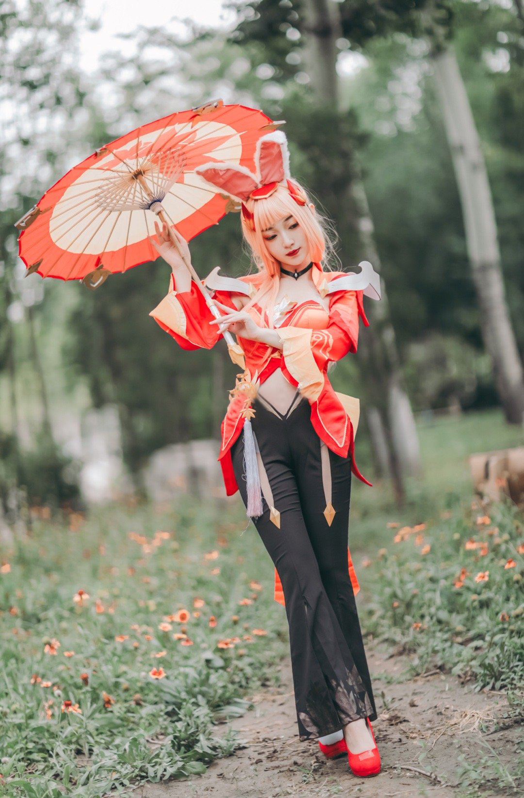 桃墨王者荣耀公孙离cosplay4