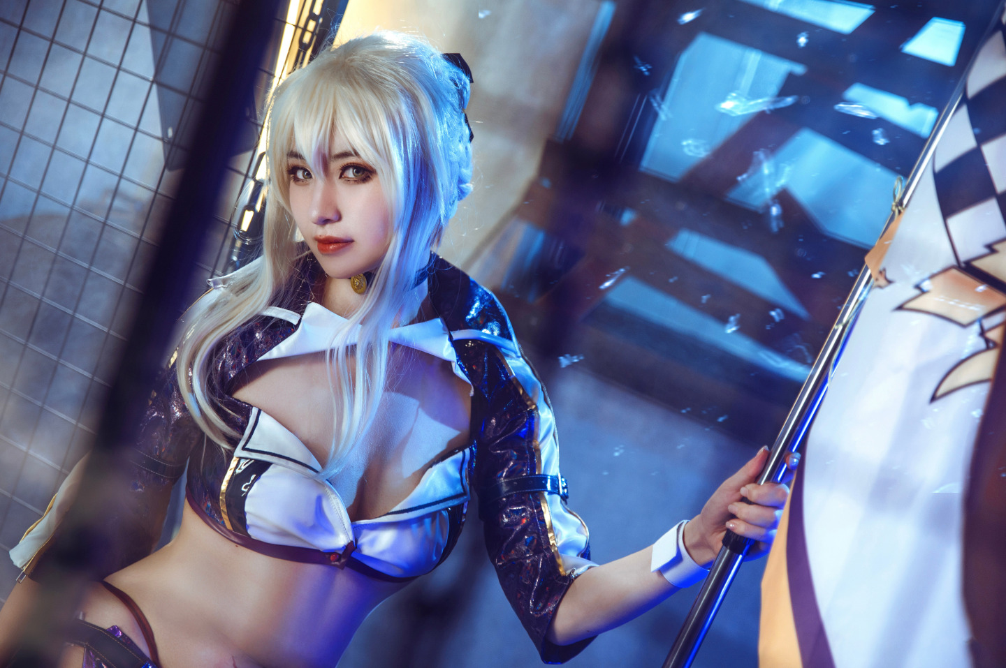 冥戏_catn黑枪呆赛车服Cosplay5