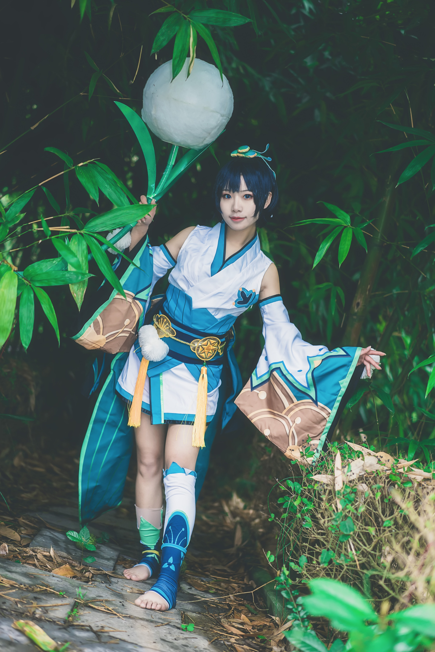 嘉霁阴阳师萤草cosplay5