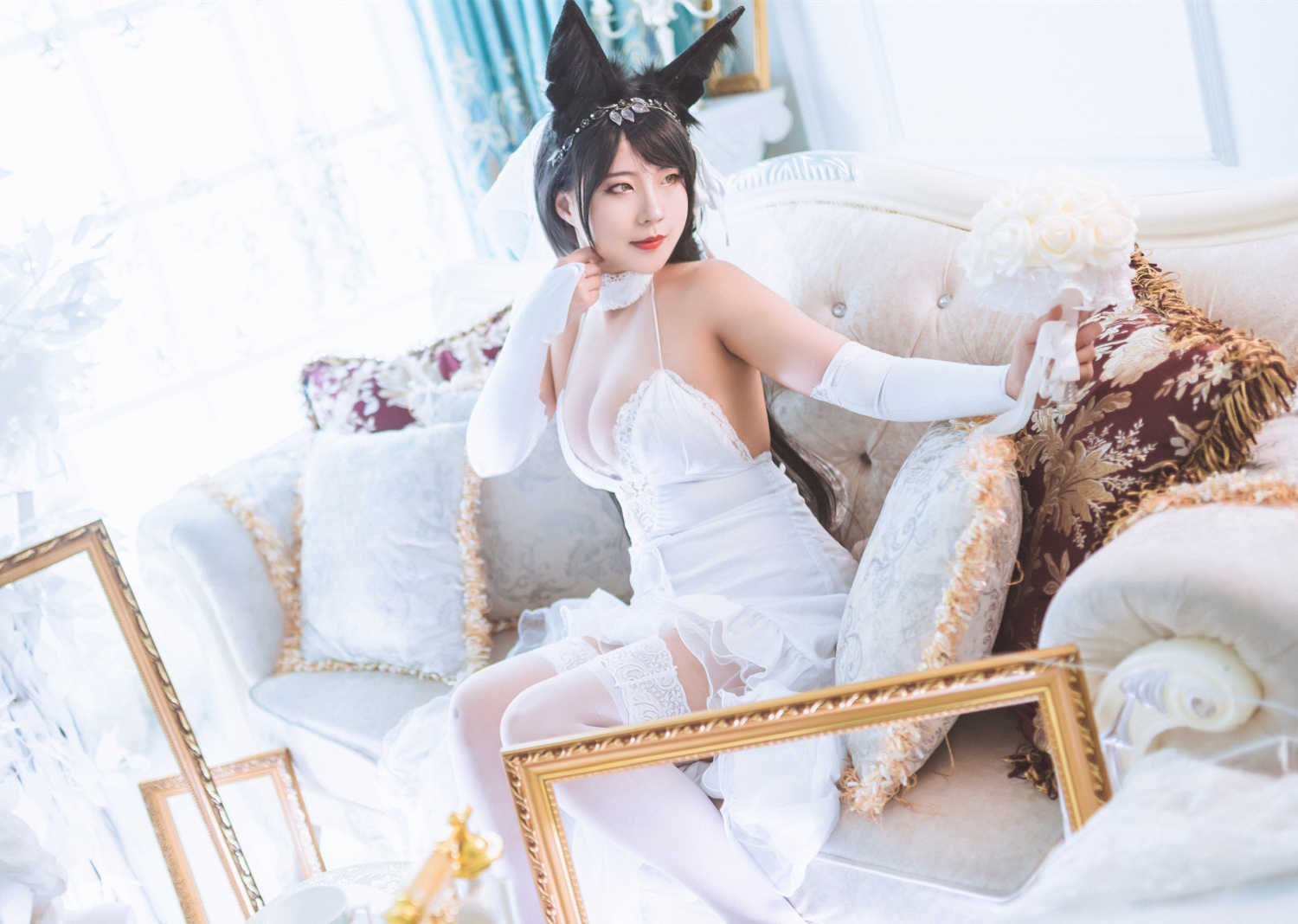 丸丸幽爱宕婚纱cosplay4