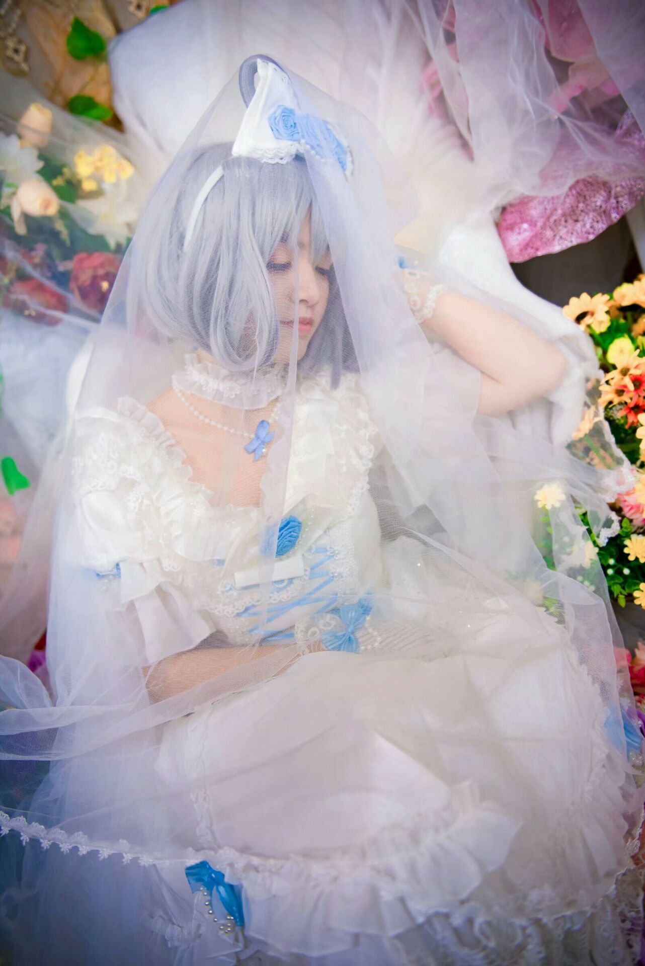 兔子洛天依花嫁Cosplay4