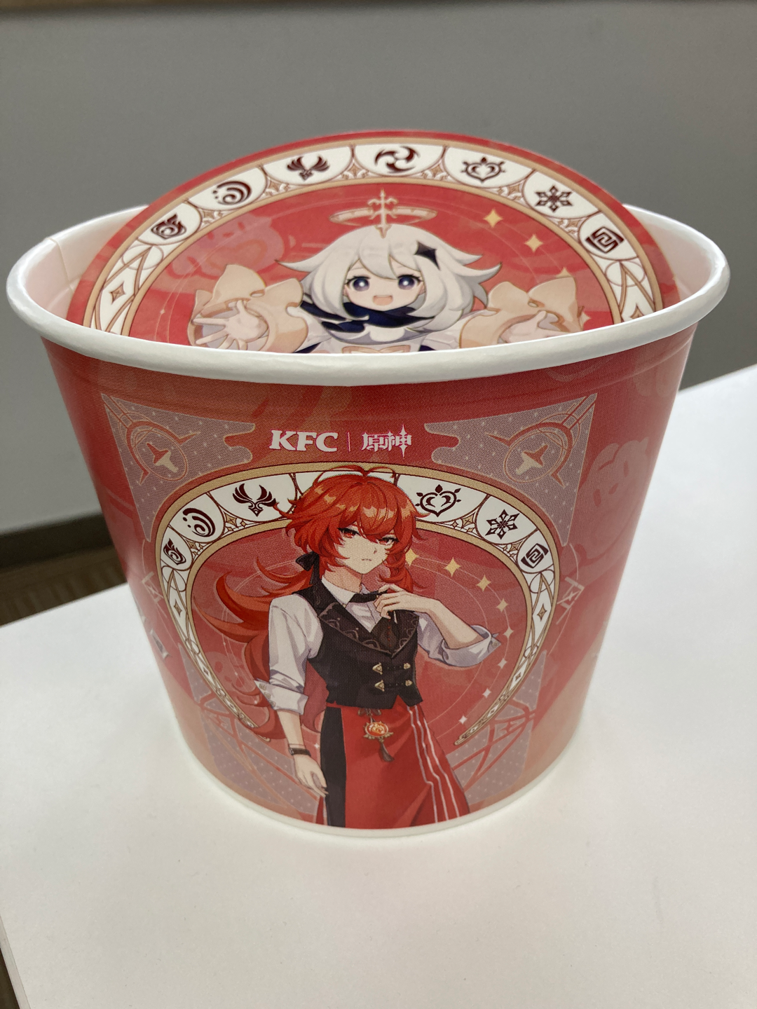 原神x kfc 全新联动桶到手,舒服了