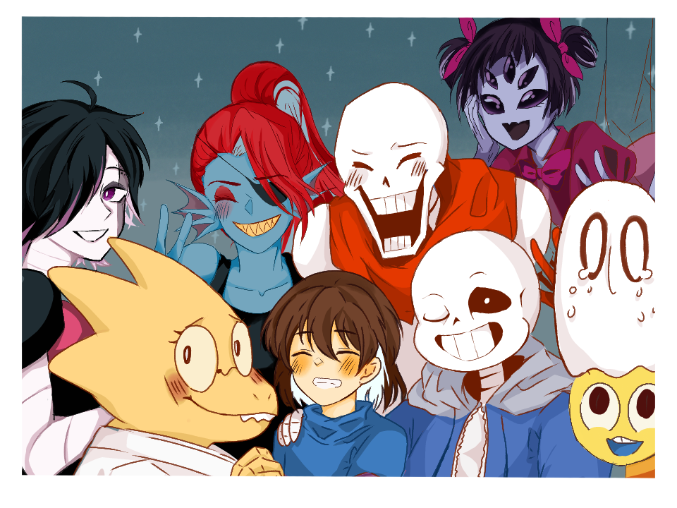 摸鱼#ut##undertale传说之下##undertale同人##传说之下##摸鱼##指绘