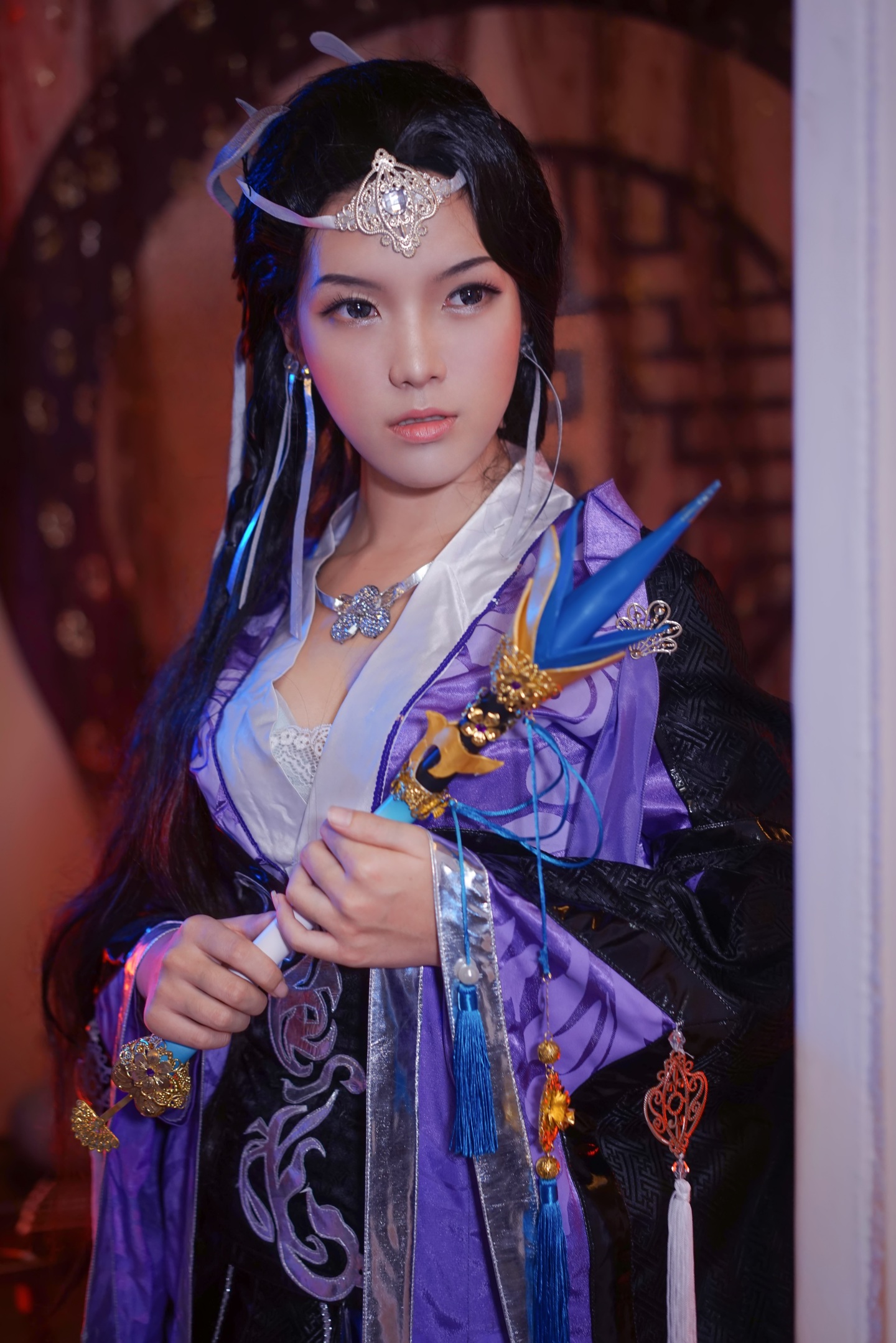 月潋寒殇剑网三万花秦风花姐cosplay1